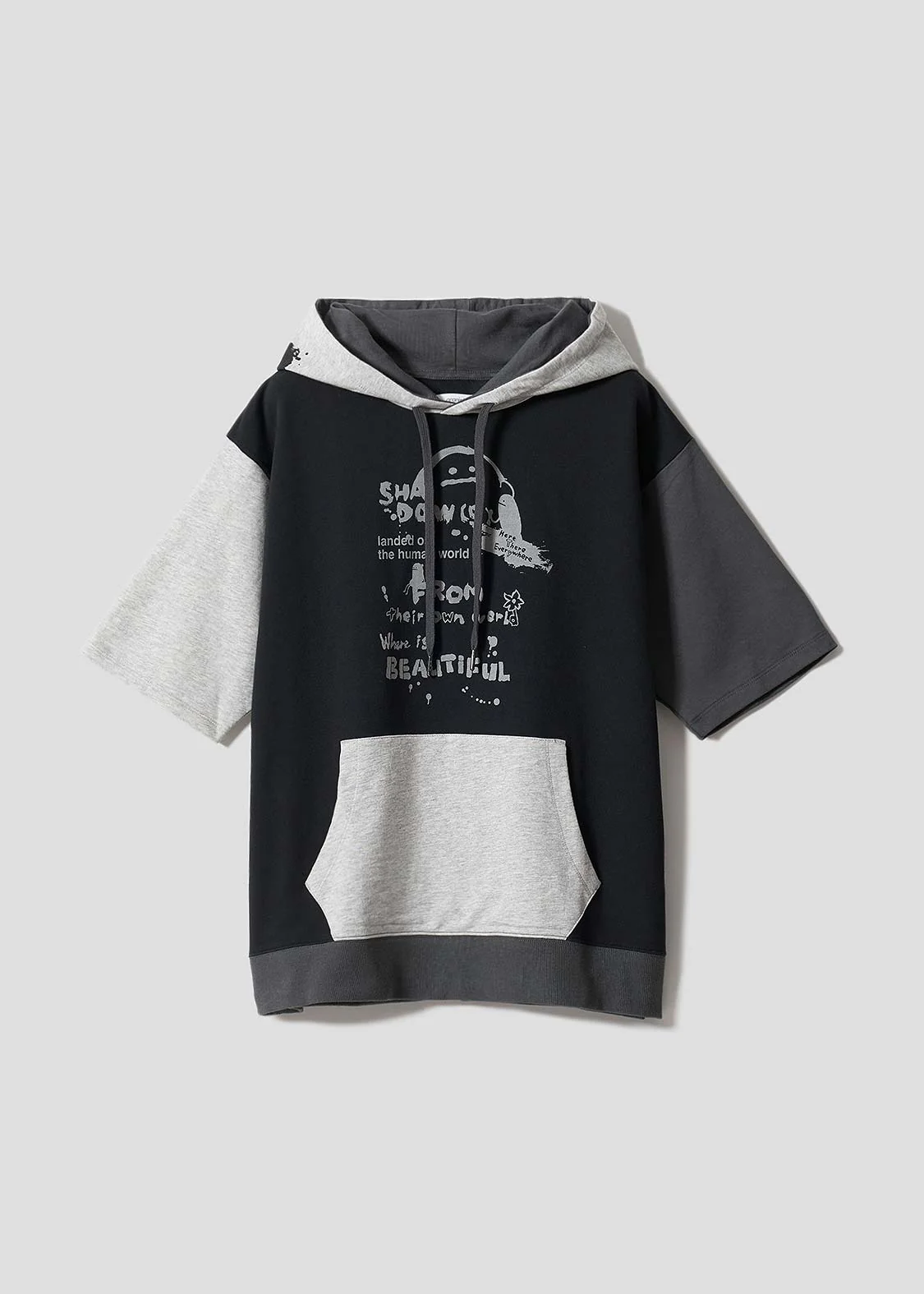 Beautiful Shadow Playful Paint | Short-Sleeve Hoodie