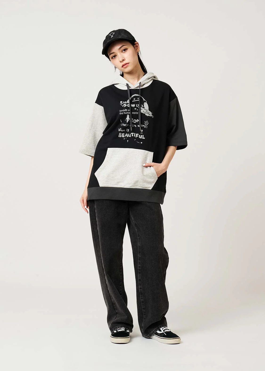 Beautiful Shadow Playful Paint | Short-Sleeve Hoodie - Image 10