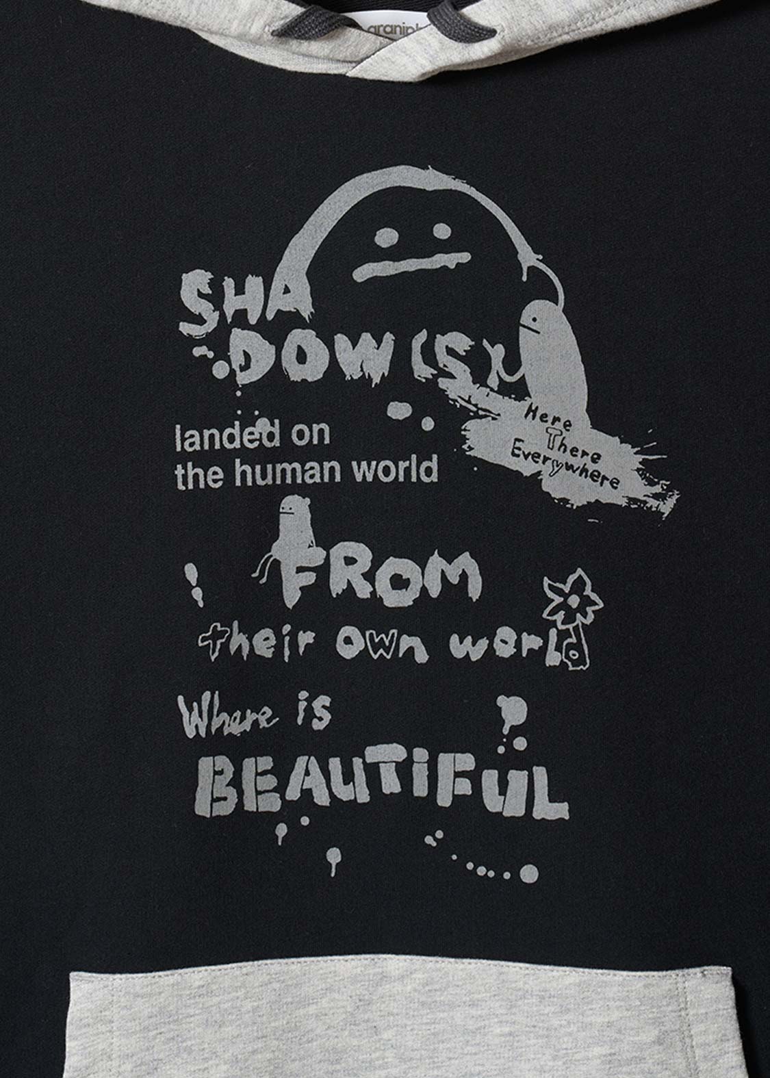 Beautiful Shadow Playful Paint | Short-Sleeve Hoodie - Image 4