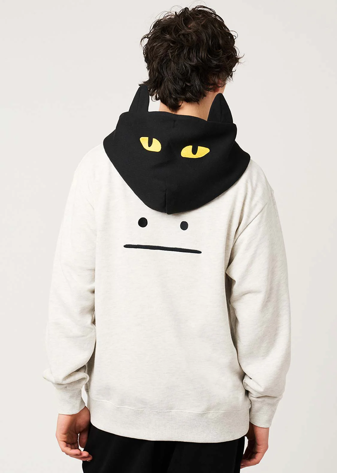 Neko Kaburi Beautiful Shadow A | Fleece Back Face Zip Hoodie - Image 7