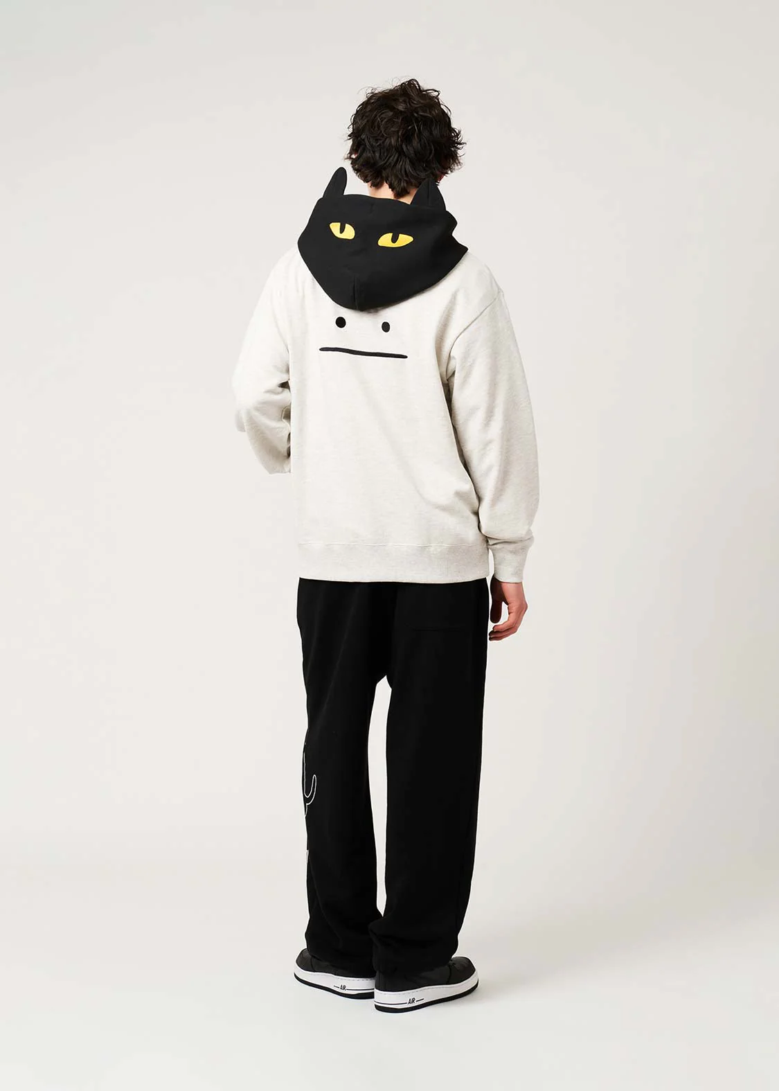Neko Kaburi Beautiful Shadow A | Fleece Back Face Zip Hoodie - Image 8