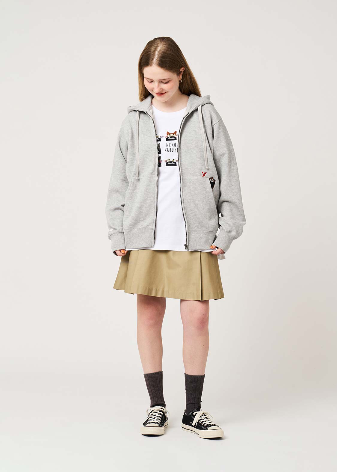 Ikaku A | Fleece Back Face Zip Hoodie - Image 10