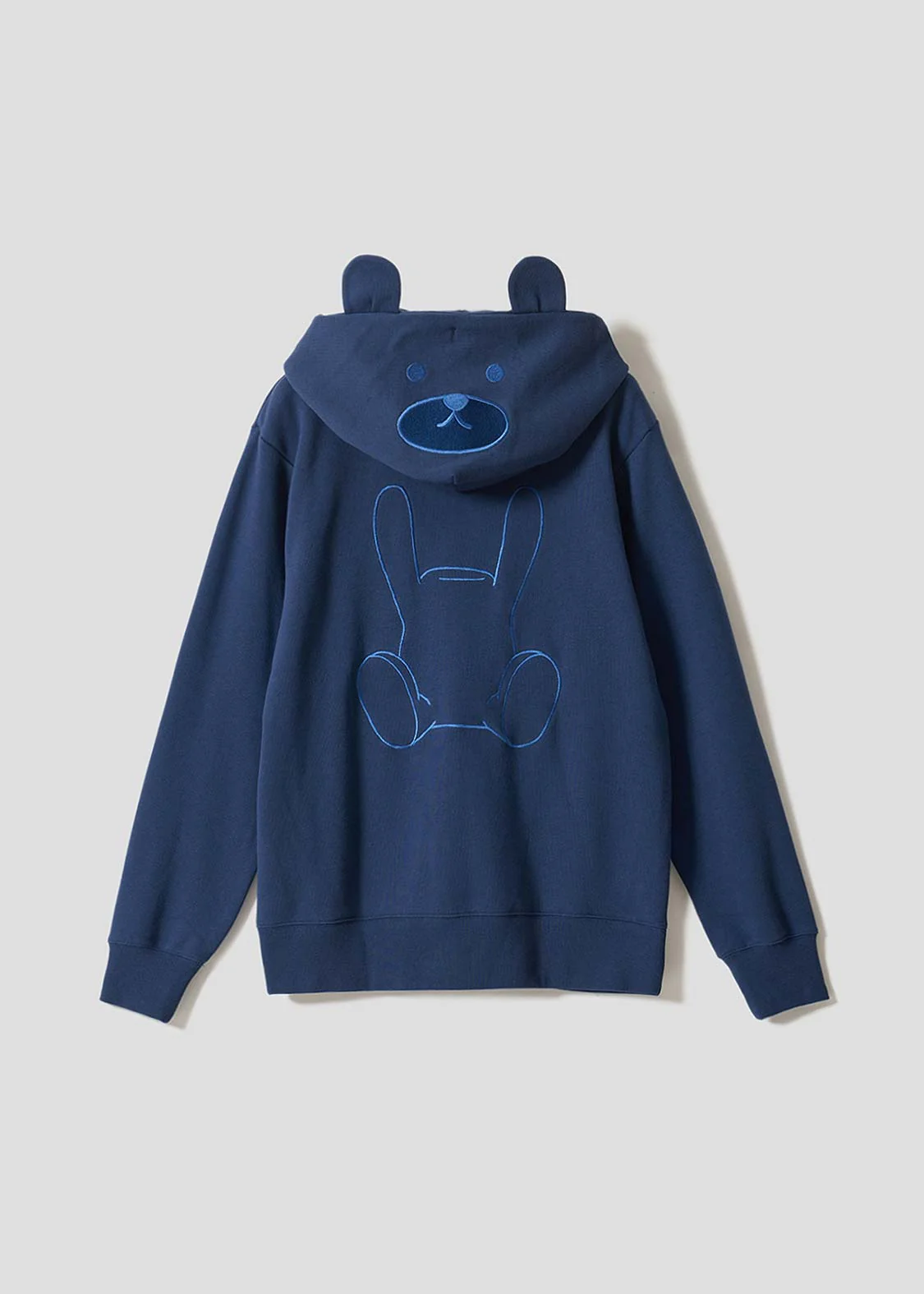 Control Bear A | Fleece Back Face Zip Hoodie
