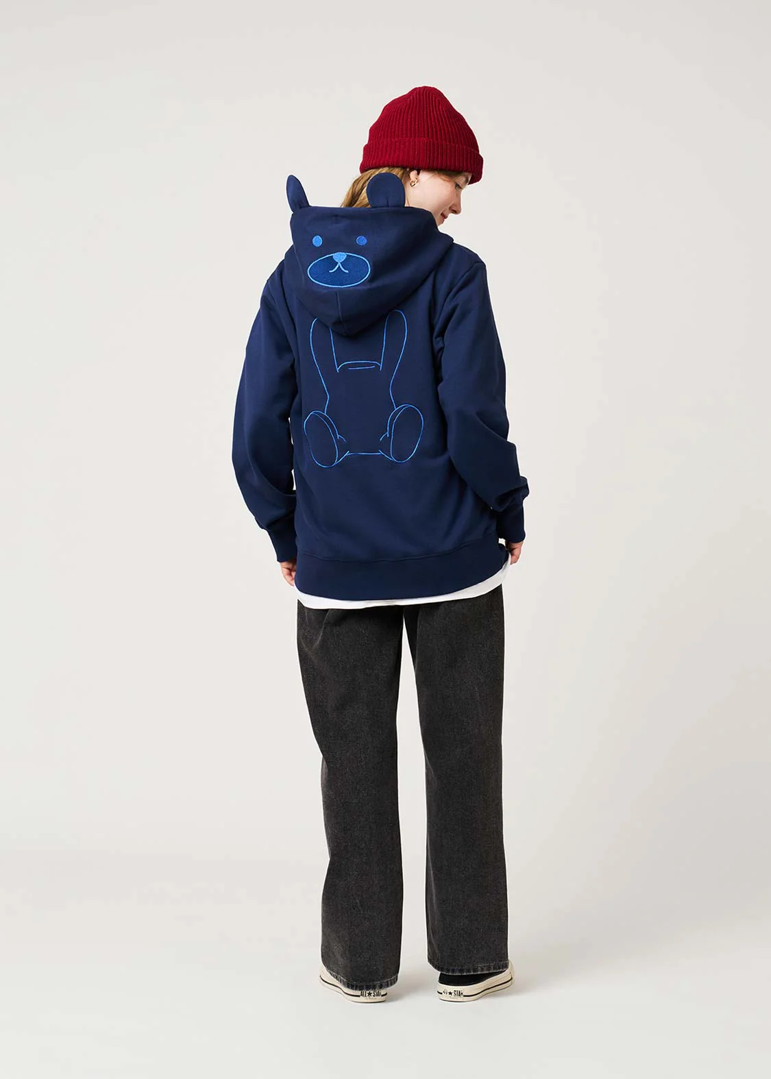 Control Bear A | Fleece Back Face Zip Hoodie - Image 10