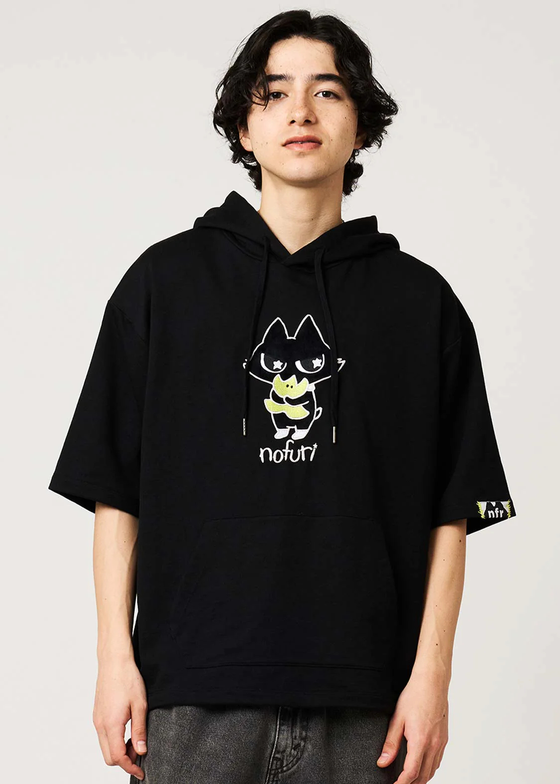 Nofuri | Oversized Short-Sleeve Hoodie - Image 7