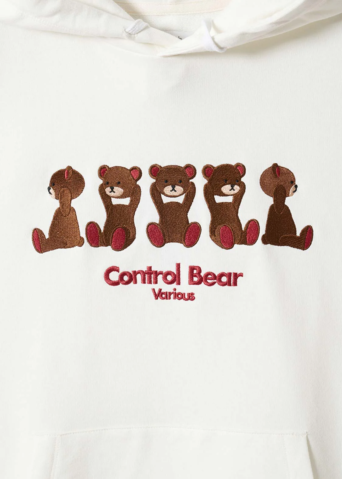Control Bear B | Short-Sleeved Hoodie - Image 3