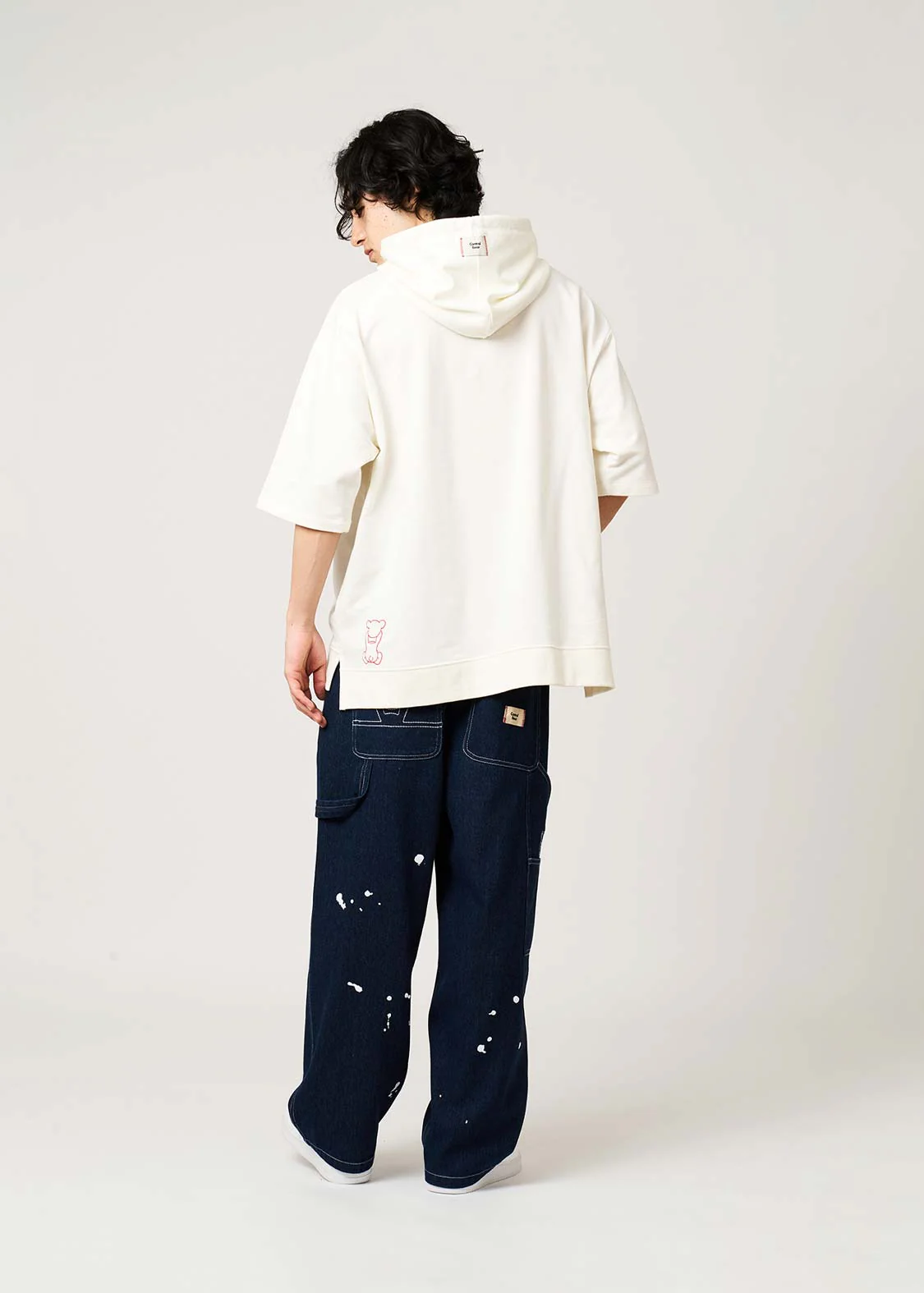 Control Bear B | Short-Sleeved Hoodie - Image 8