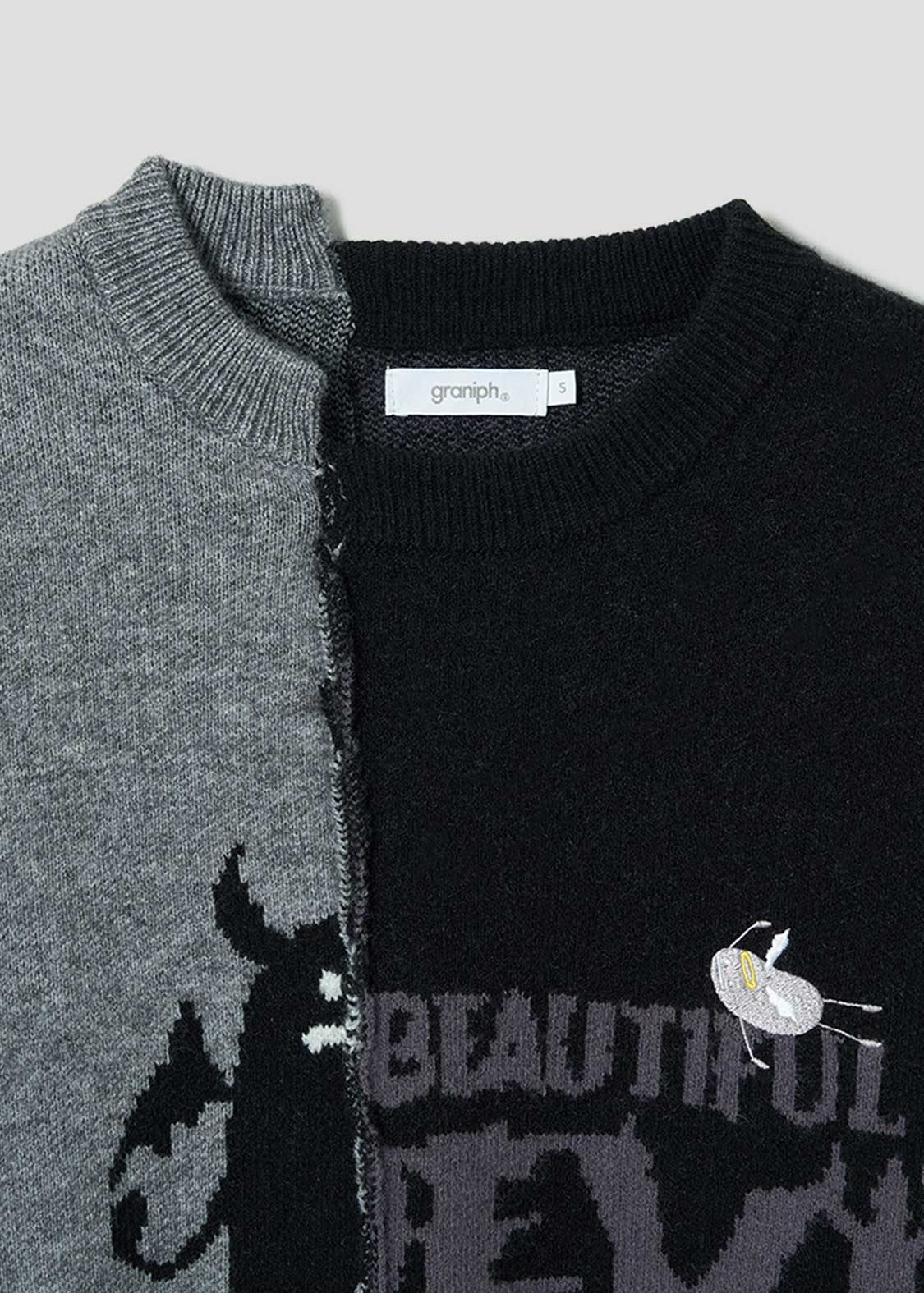 Beautiful Shadow Devil And Angel | Switch Jacquard Knit - Image 3
