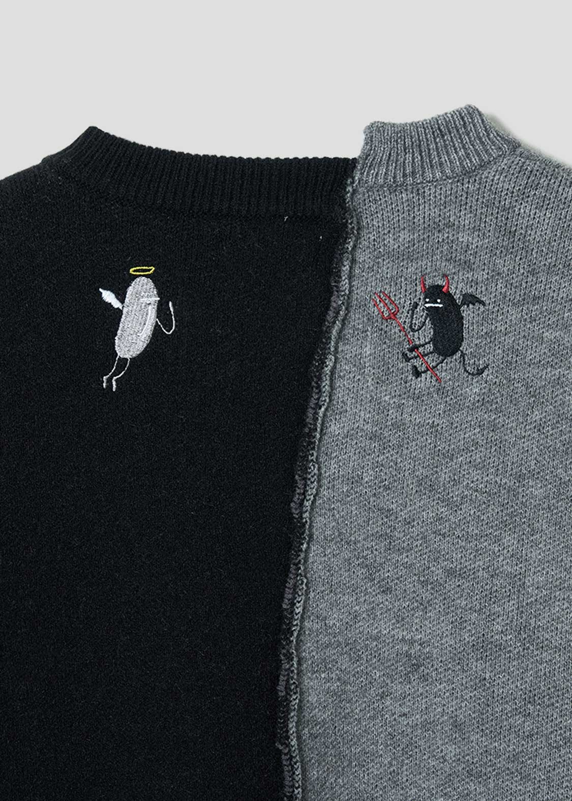 Beautiful Shadow Devil And Angel | Switch Jacquard Knit - Image 5