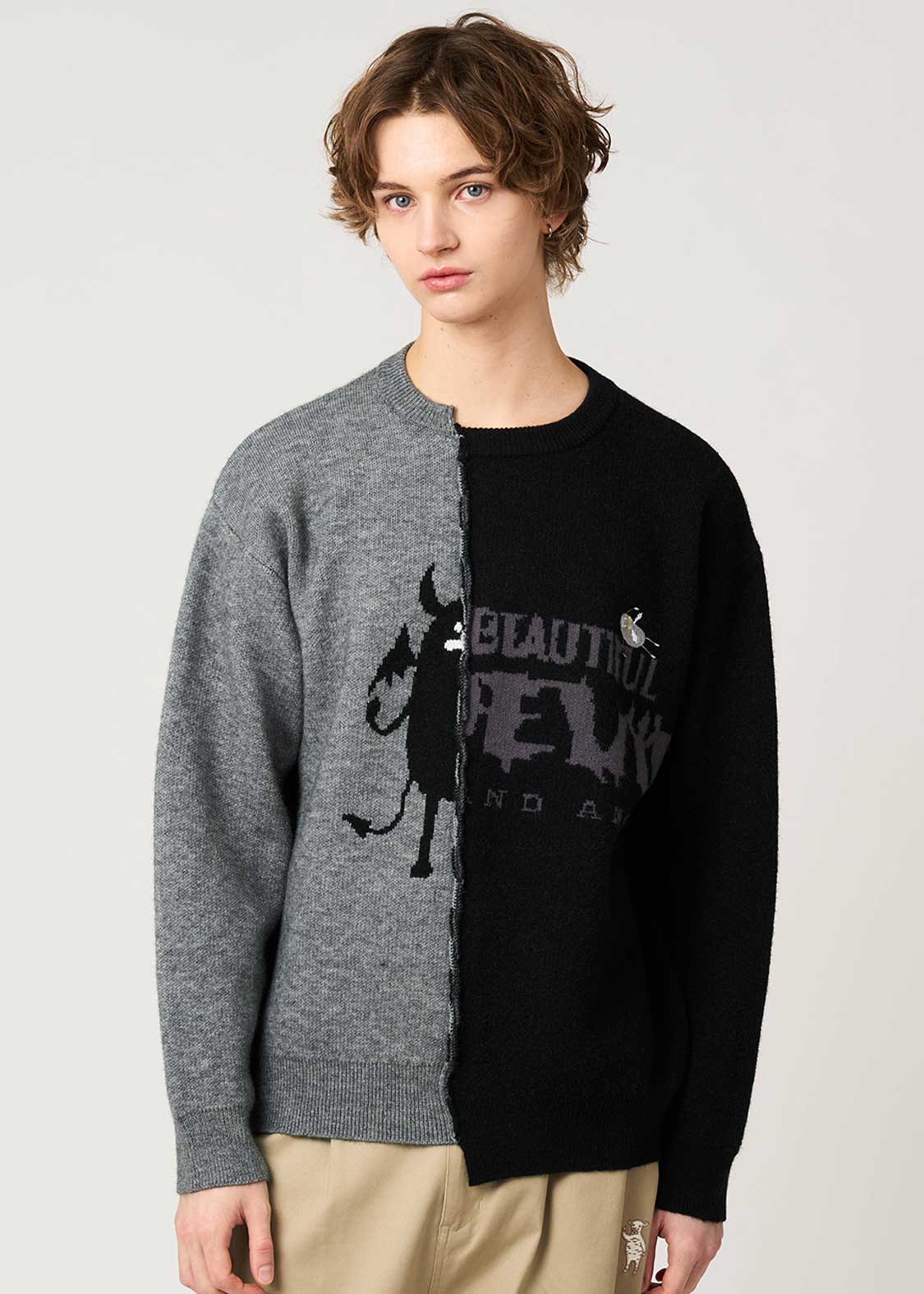 Beautiful Shadow Devil And Angel | Switch Jacquard Knit - Image 7