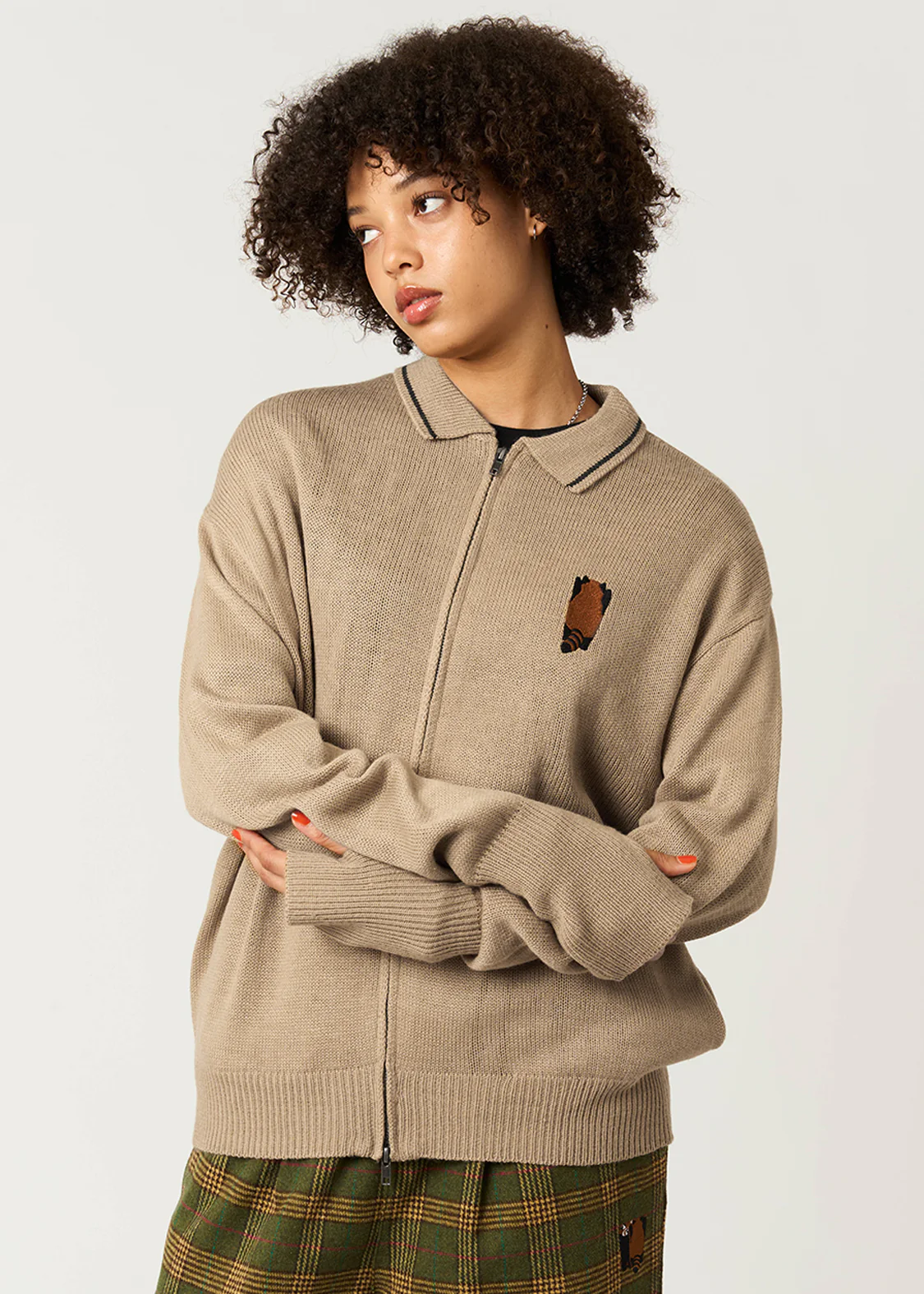 Ikaku Back Style | Collared Knit Cardigan - Image 8