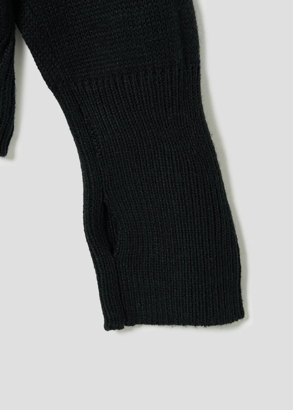 Nagasugiru Inu Ghost | Collared Knit Cardigan - Image 5
