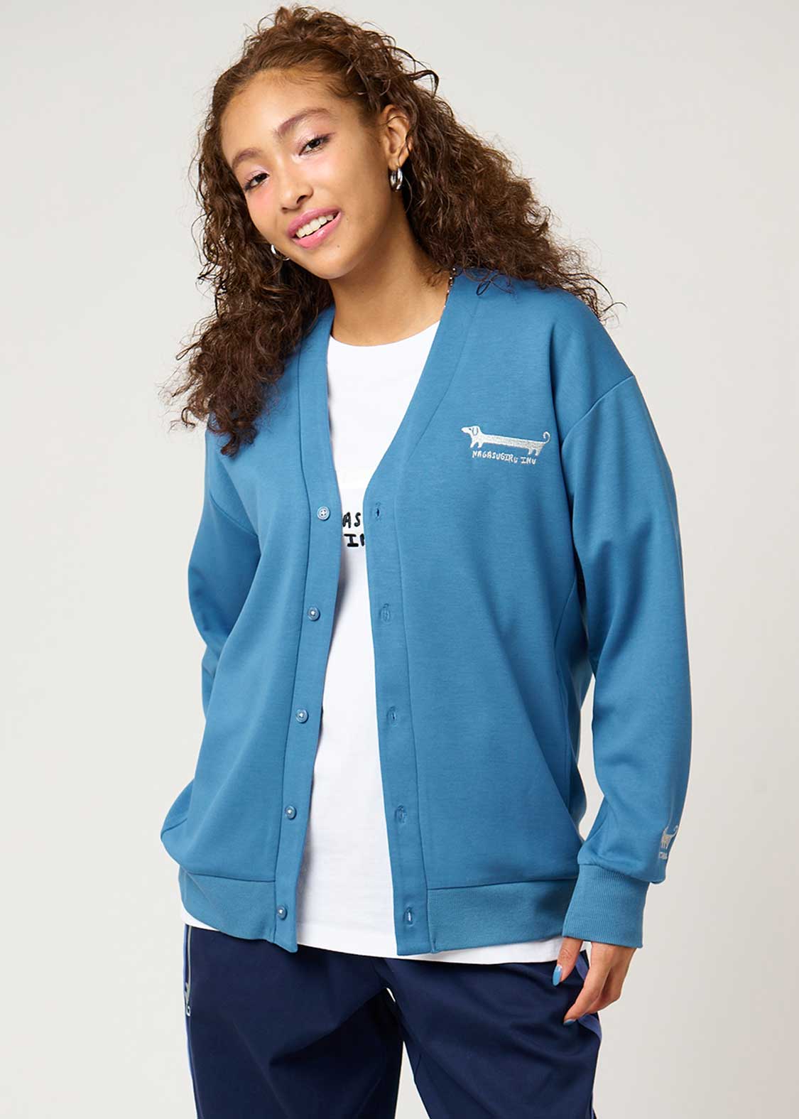 Ponte Long Sleeve Cardigan (Nagasugiru Inu) - Image 10