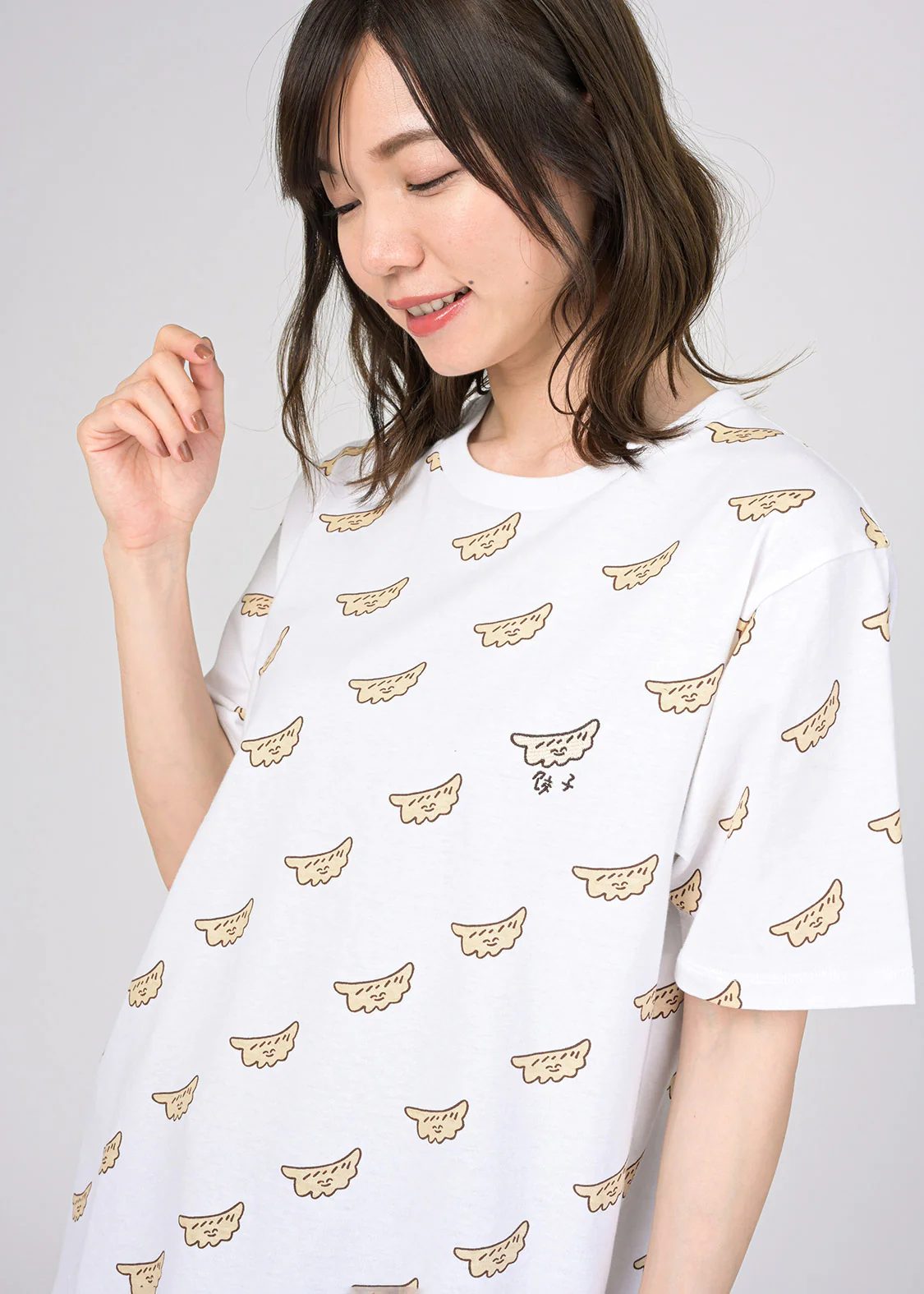 Multi Pattern Short Sleeve Tee (My Name is GYOZA) - Image 7