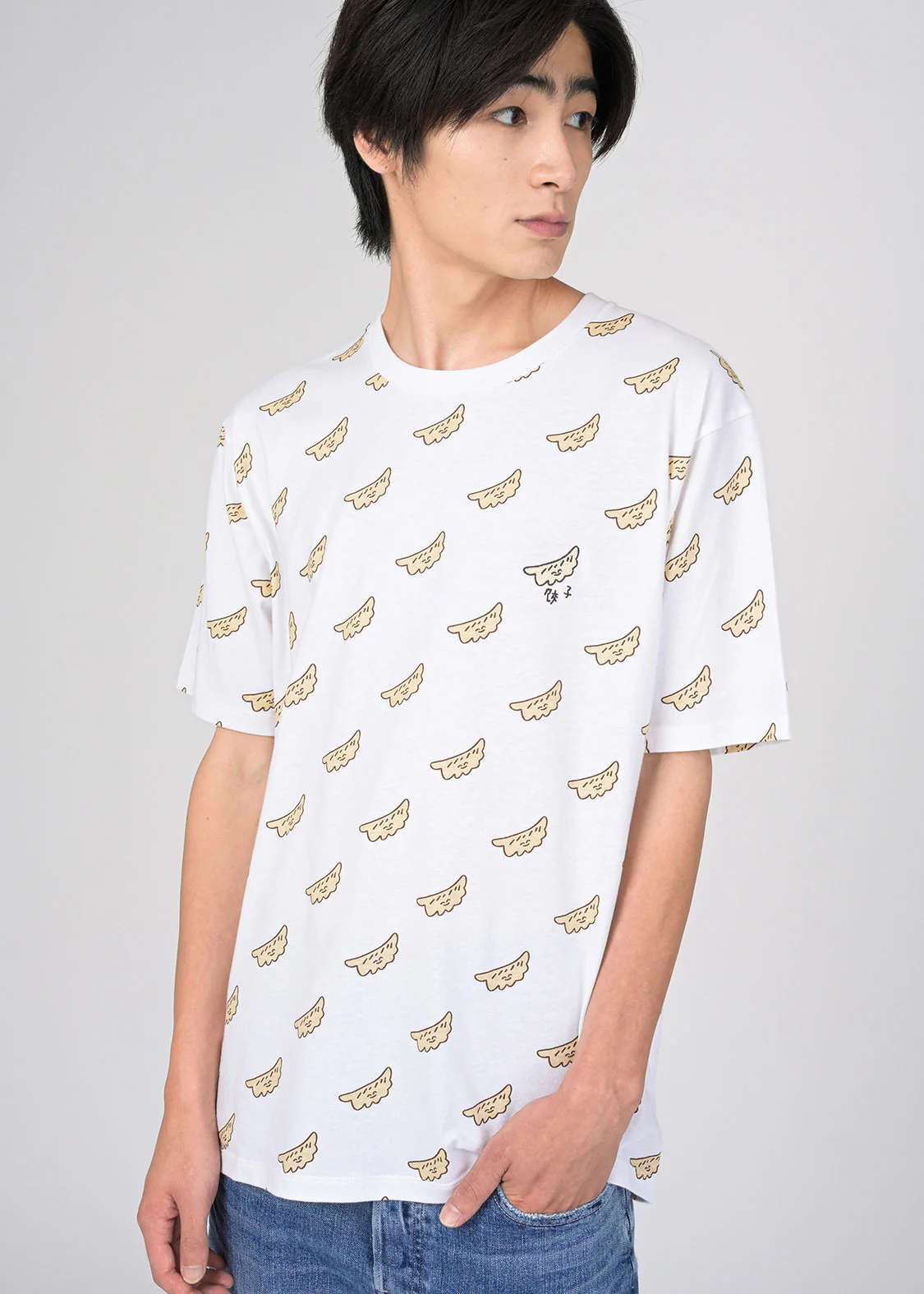 Multi Pattern Short Sleeve Tee (My Name is GYOZA) - Image 8