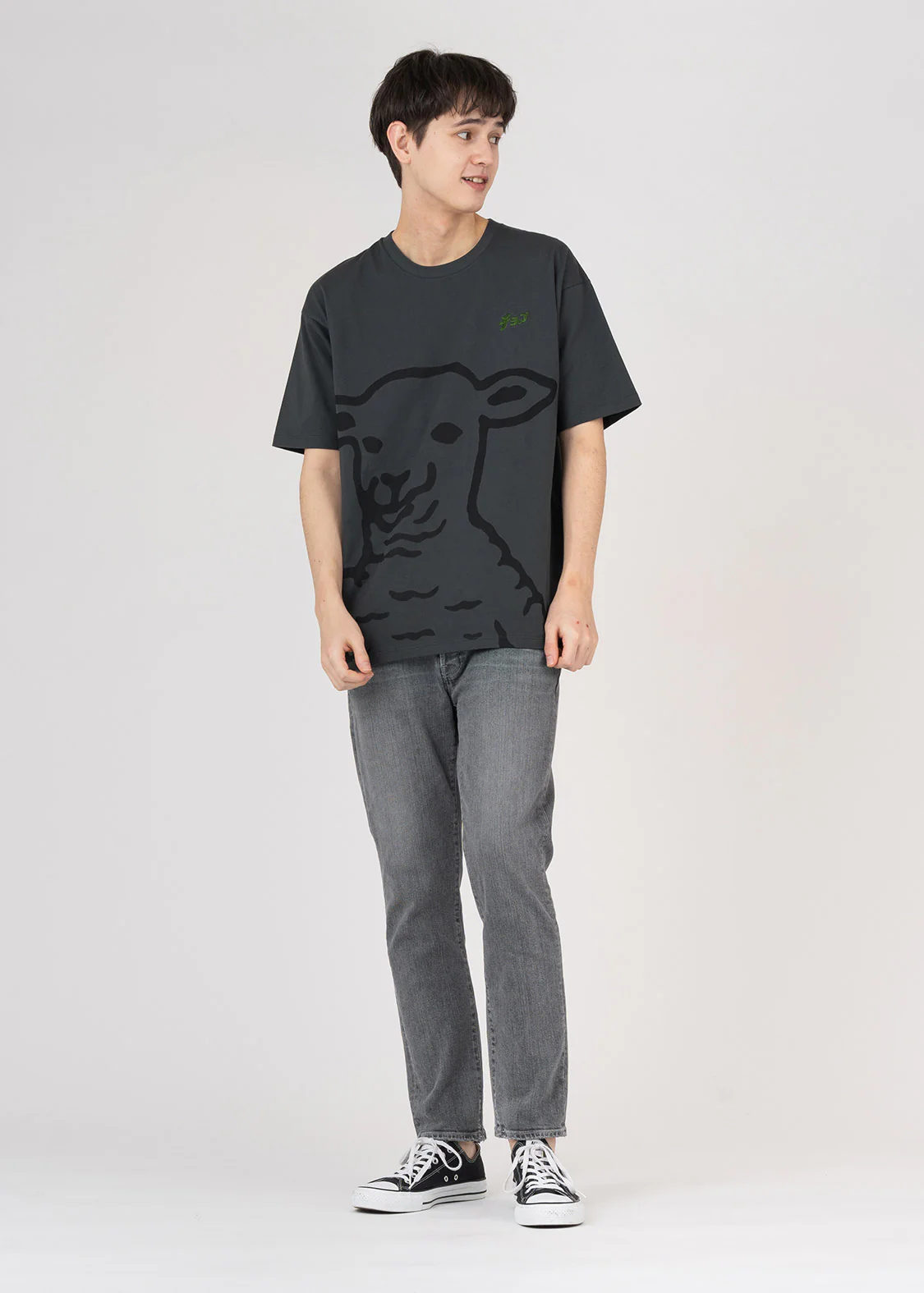 Loose Fit Short Sleeve Tee (Lamb Chop 2) - Image 8