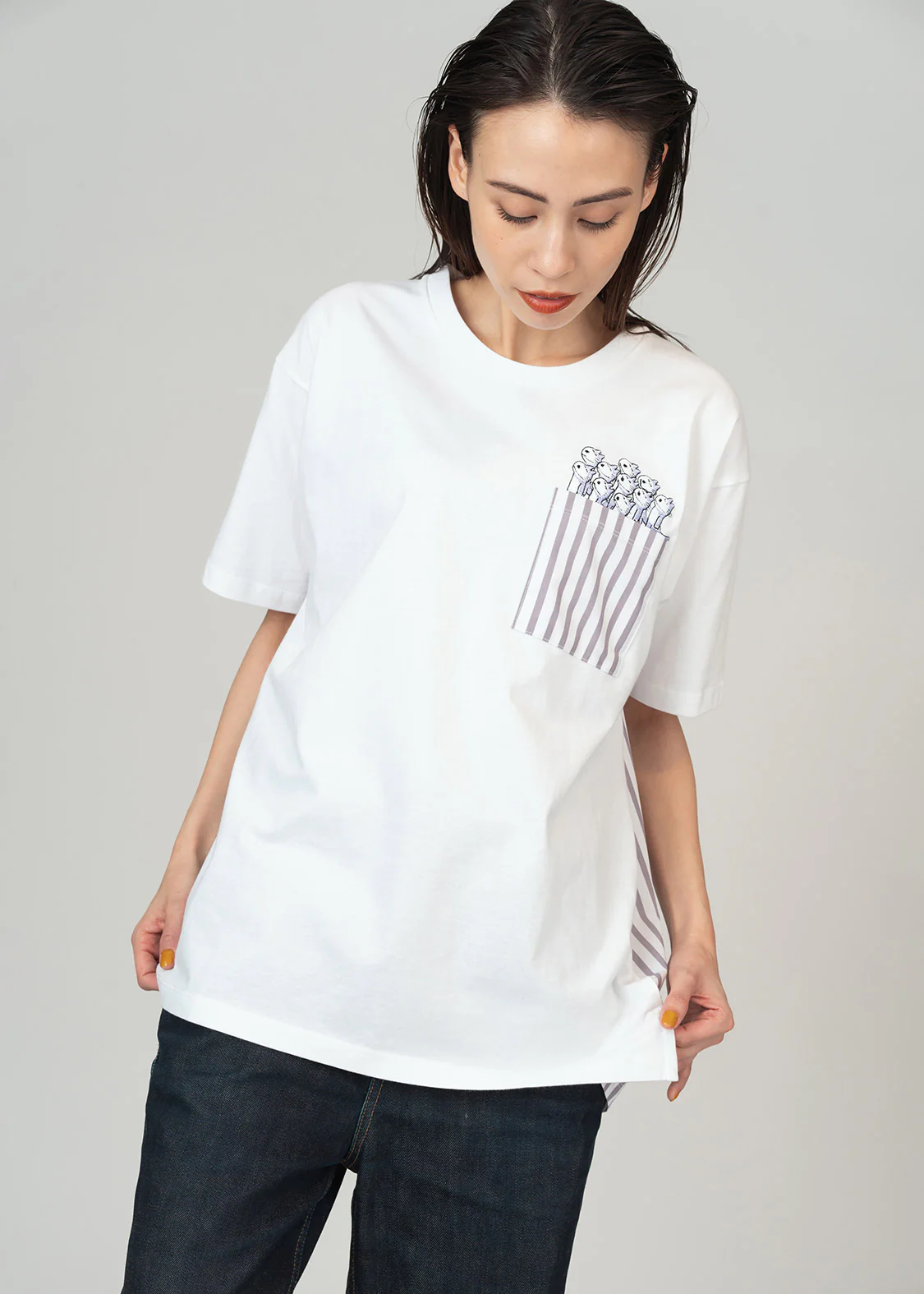 11 Piki no Neko Loose Fit Short Sleeve Tee (11 Piki no Neko_11 Piki no Neko) - Image 10