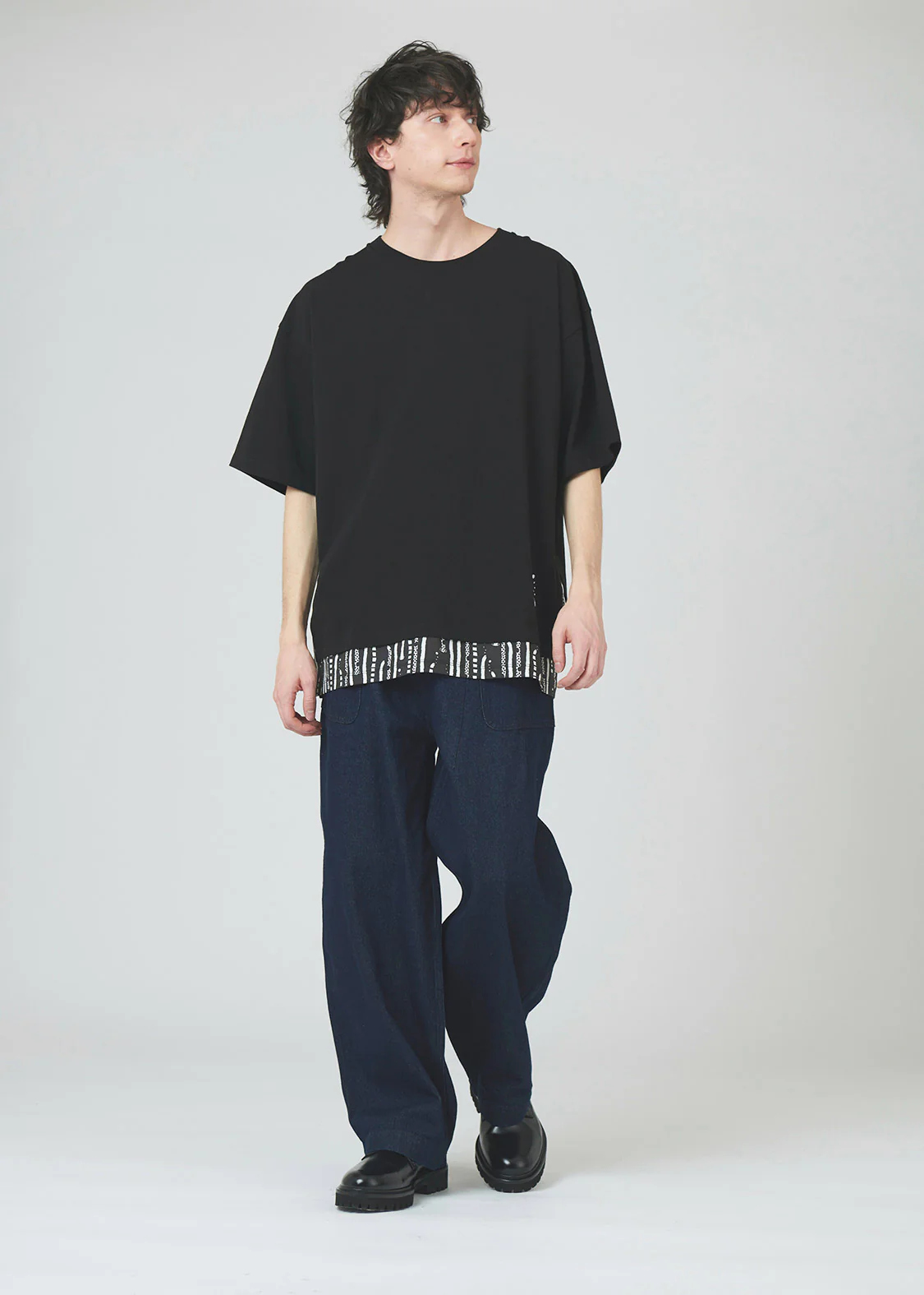 Layered Big Silhouette Short Sleeve Tee (Chin-Anago) - Image 8