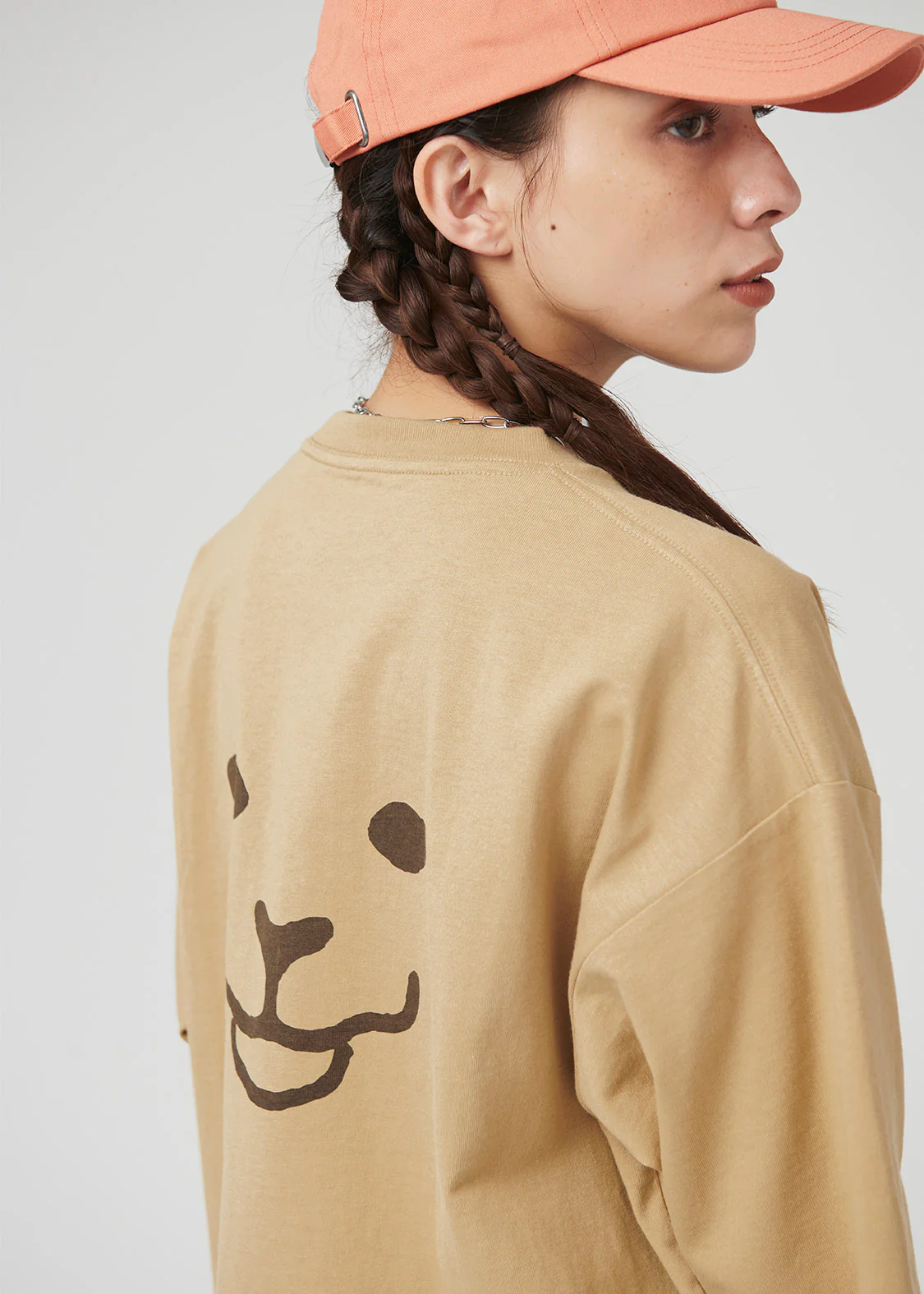Big Silhouette Half Sleeve Tee (Lamb Chop Face) - Image 7