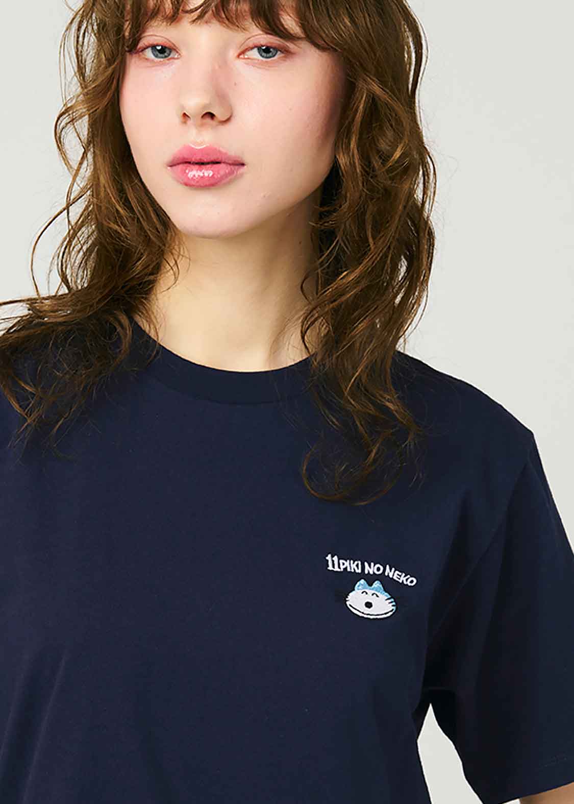 11 Piki no Neko Short Sleeve Tee (11 Piki no Neko_Cat Faces) - Image 10