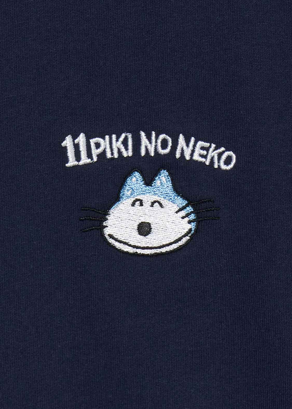 11 Piki no Neko Short Sleeve Tee (11 Piki no Neko_Cat Faces) - Image 5