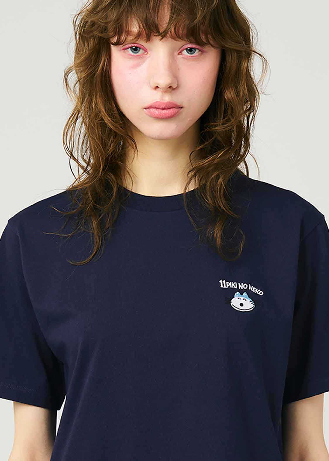 11 Piki no Neko Short Sleeve Tee (11 Piki no Neko_Cat Faces) - Image 7