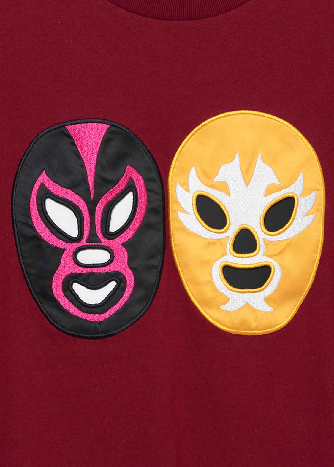 Big Silhouette Half Sleeve Tee (Lucharyman Mask) - Image 5