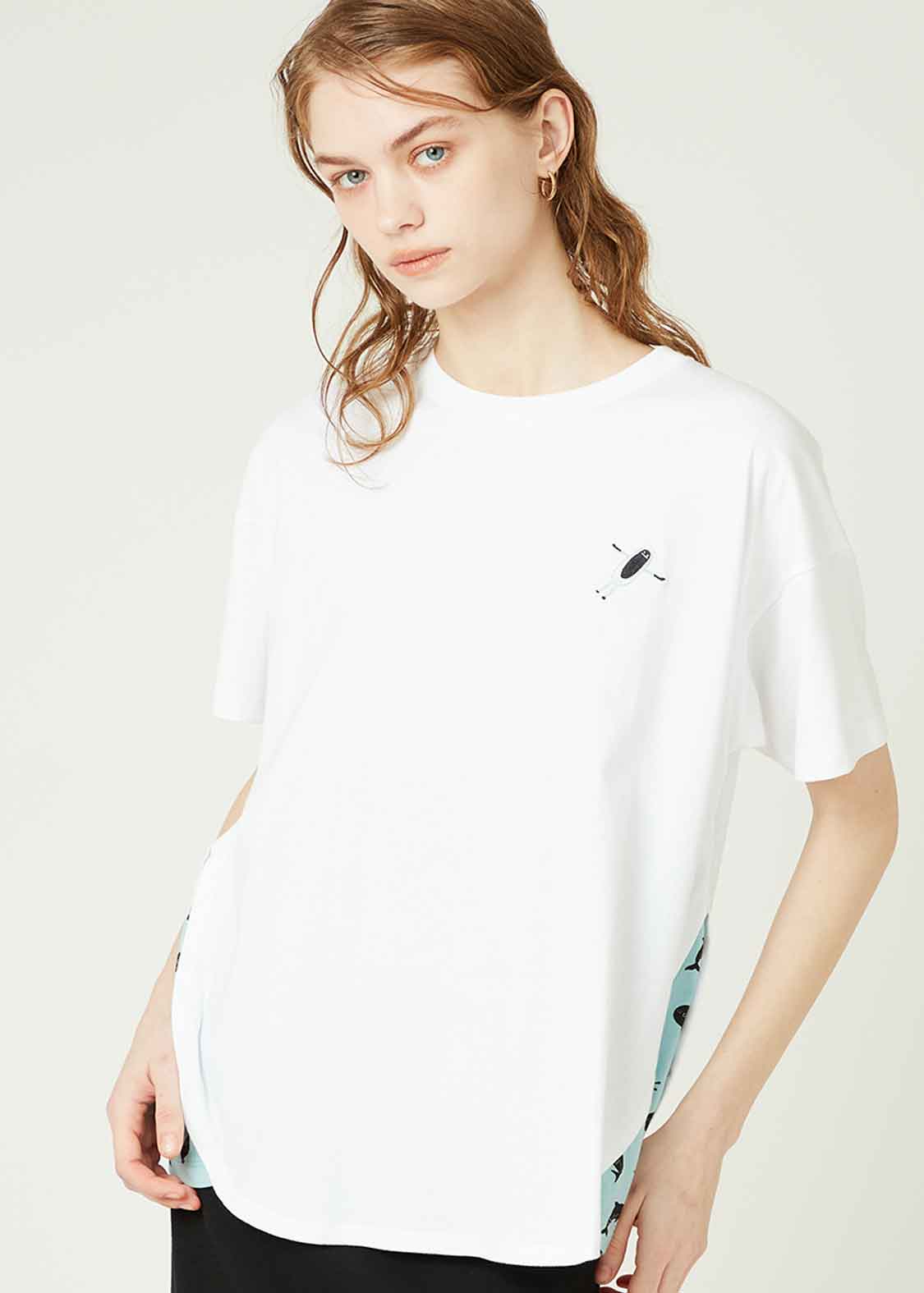 Side Gusset Short Sleeve Tee (Beautiful Shadow Pool) - Image 10