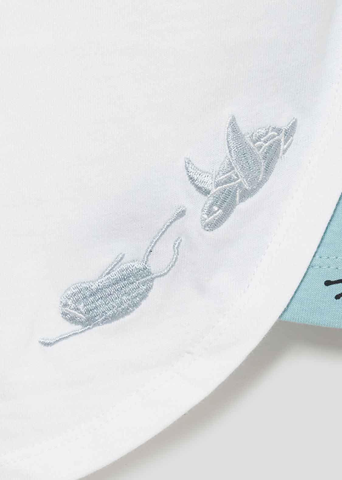 Side Gusset Short Sleeve Tee (Beautiful Shadow Pool) - Image 6