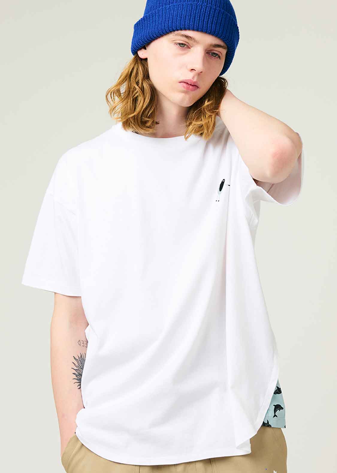 Side Gusset Short Sleeve Tee (Beautiful Shadow Pool) - Image 8