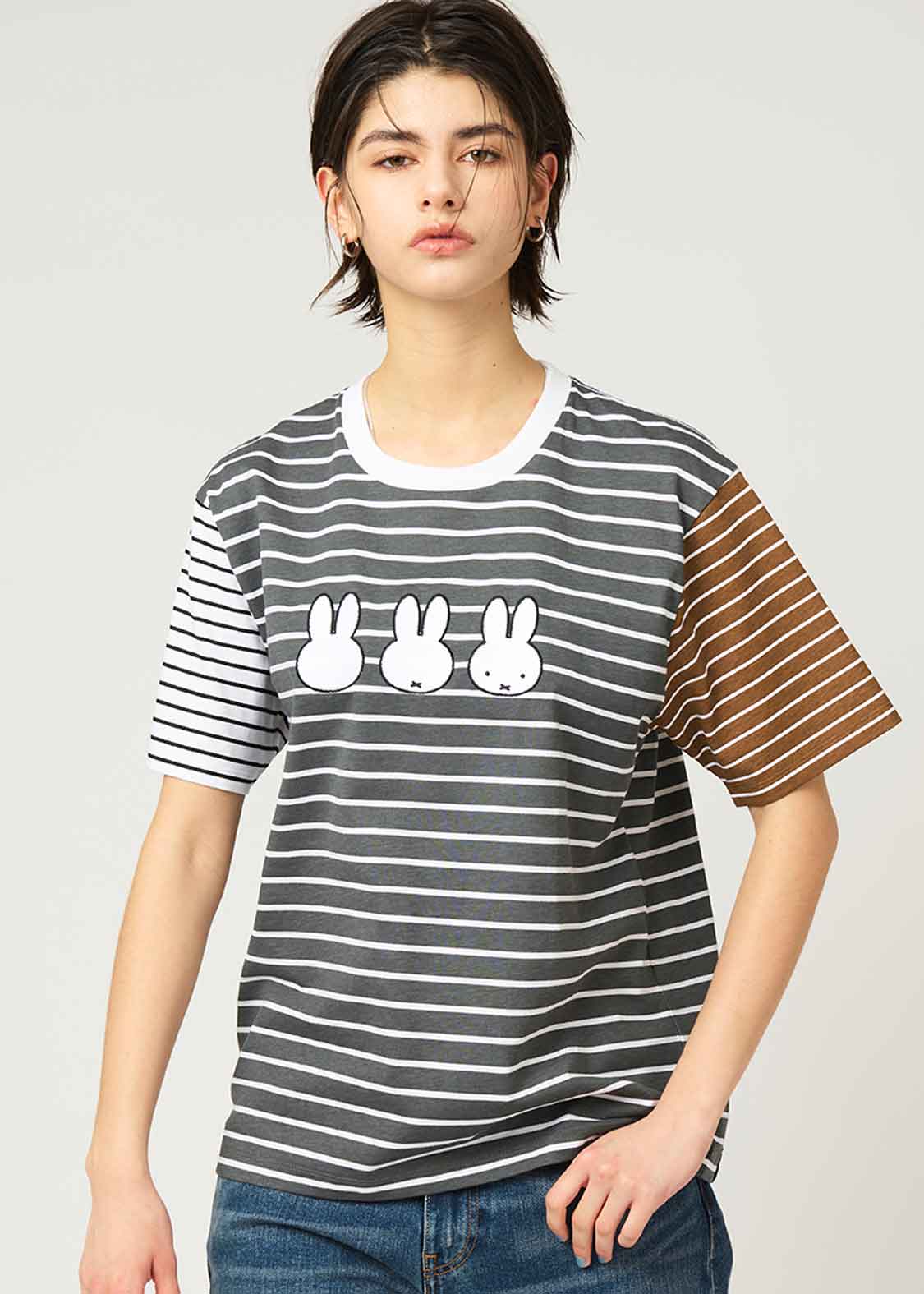 miffy Short Sleeve Tee (miffy_miffy Face line 3) - Image 10