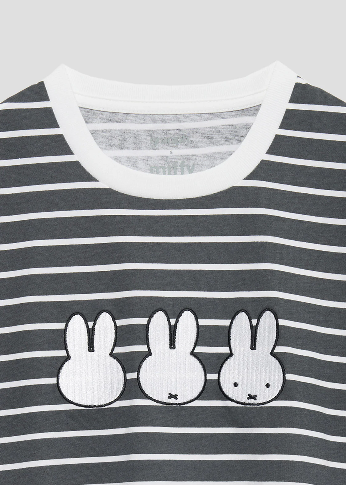 miffy Short Sleeve Tee (miffy_miffy Face line 3) - Image 4