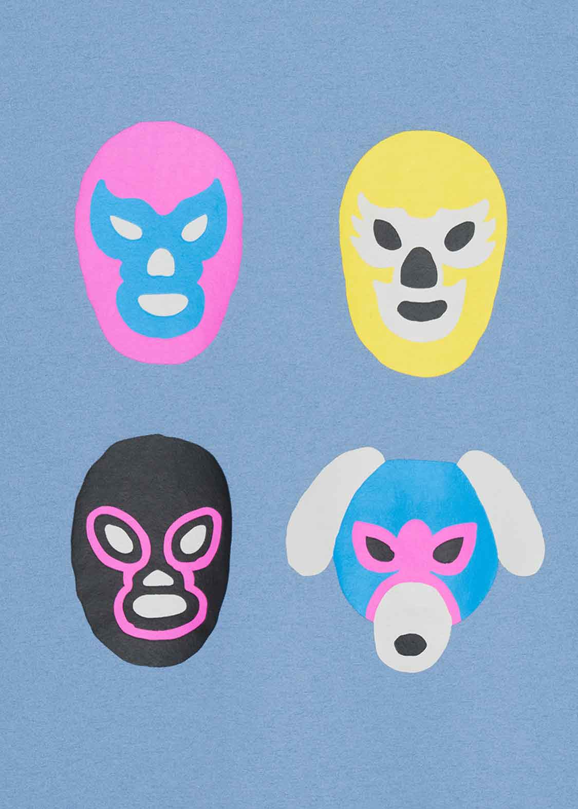 Rash Guard  Short Sleeve Tee (Lucharyman  Mask　) - Image 5