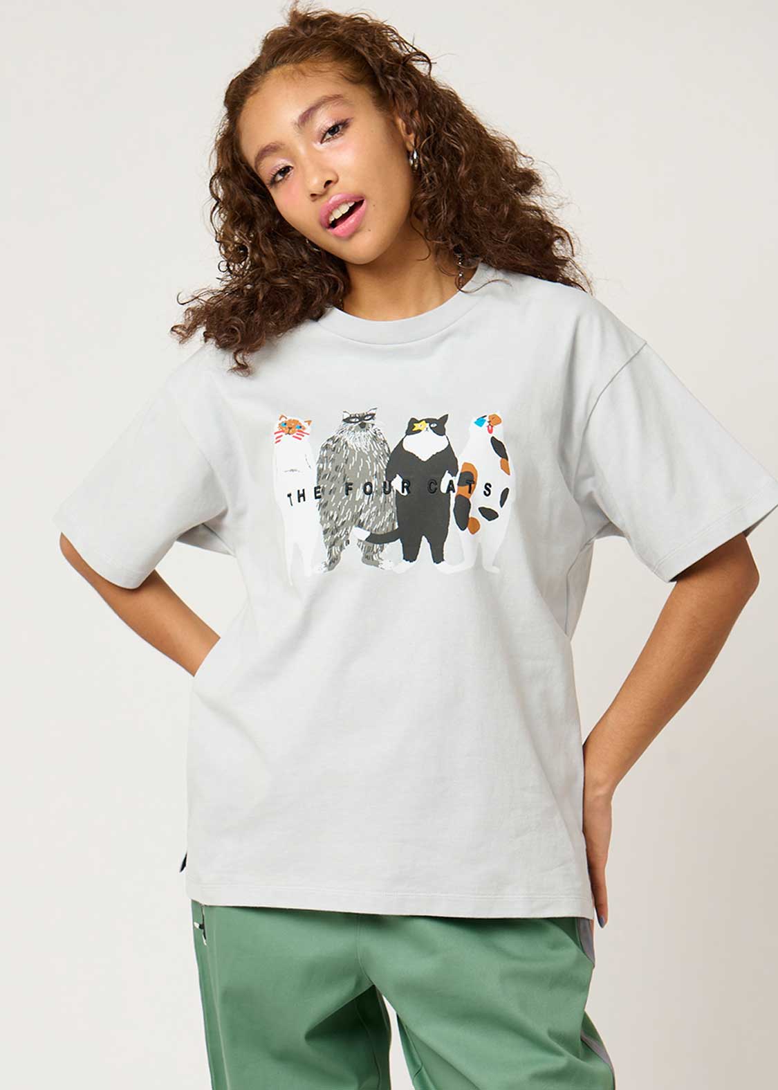 Big Silhouette Tee (THE FOUR CATS Cool) - Image 10