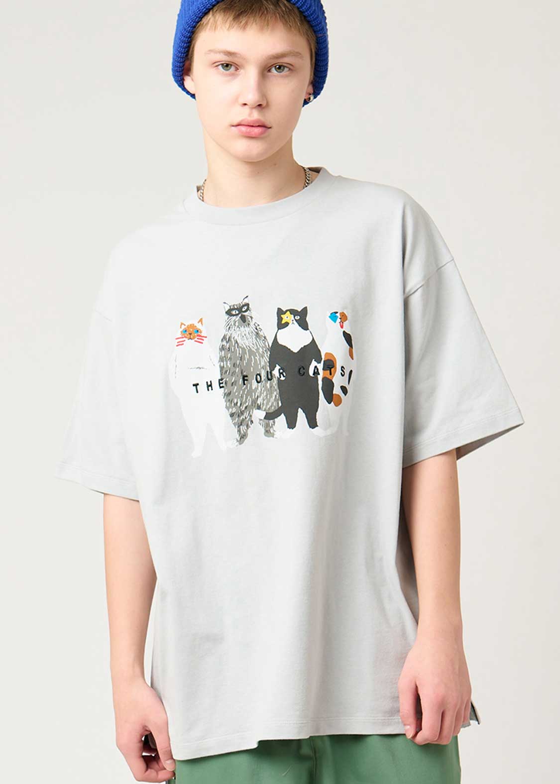 Big Silhouette Tee (THE FOUR CATS Cool) - Image 7