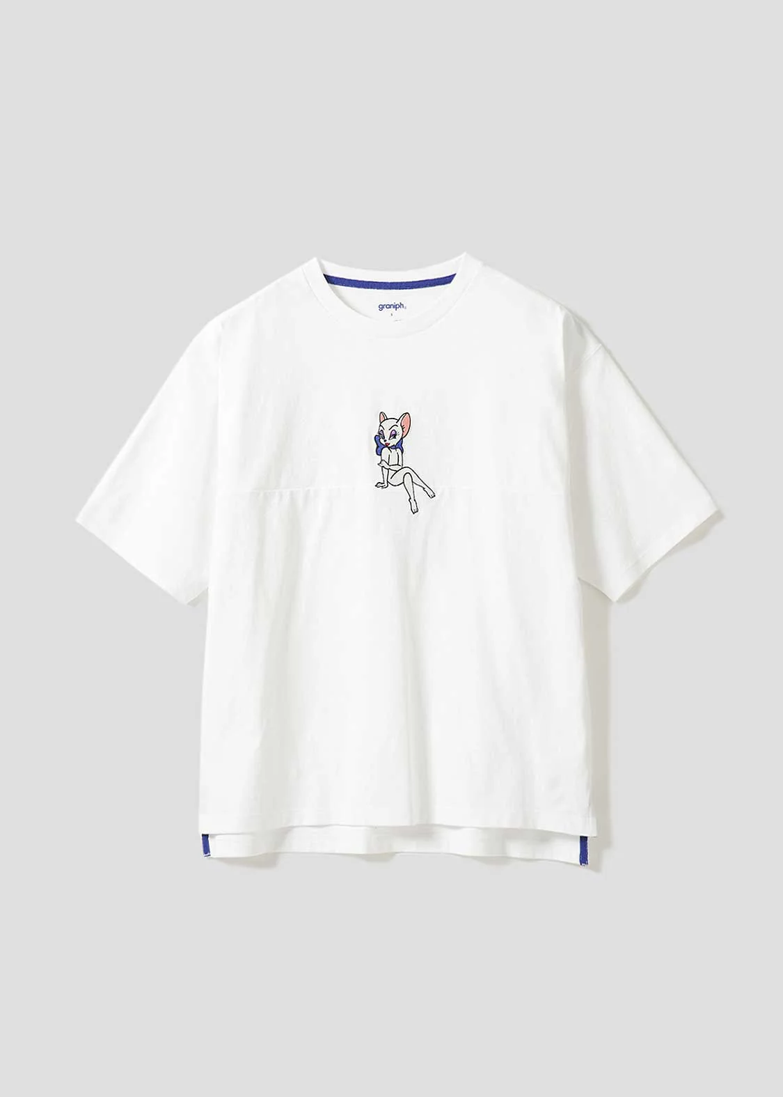 Tom and Jerry Big Silhouette Half Sleeve Tee (Tom and Jerry_Toodles)