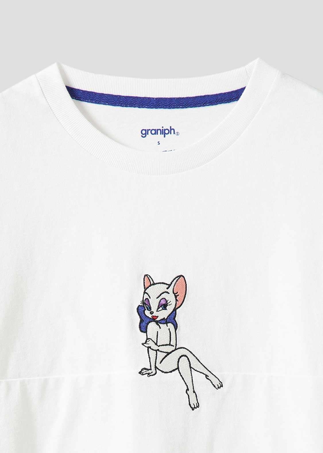 Tom and Jerry Big Silhouette Half Sleeve Tee (Tom and Jerry_Toodles) - Image 4