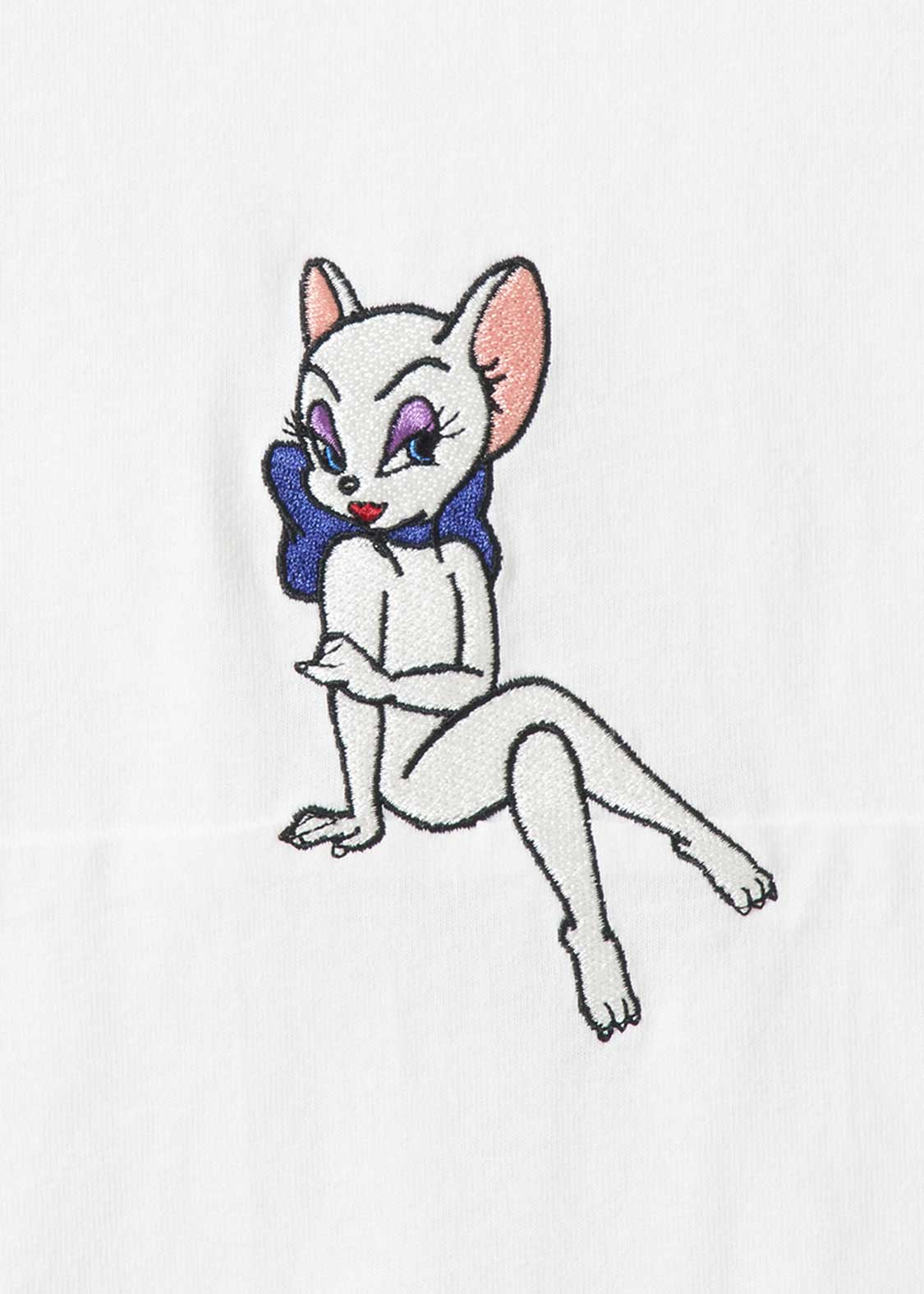 Tom and Jerry Big Silhouette Half Sleeve Tee (Tom and Jerry_Toodles) - Image 5