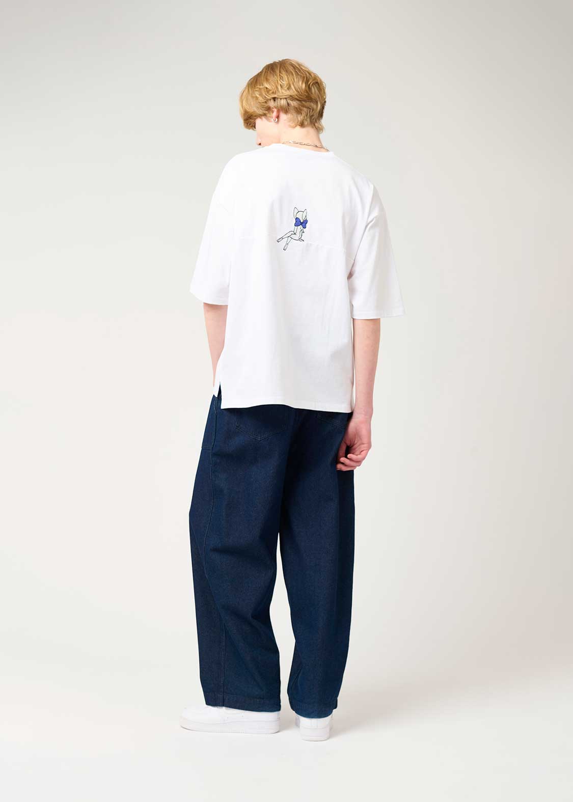 Tom and Jerry Big Silhouette Half Sleeve Tee (Tom and Jerry_Toodles) - Image 9