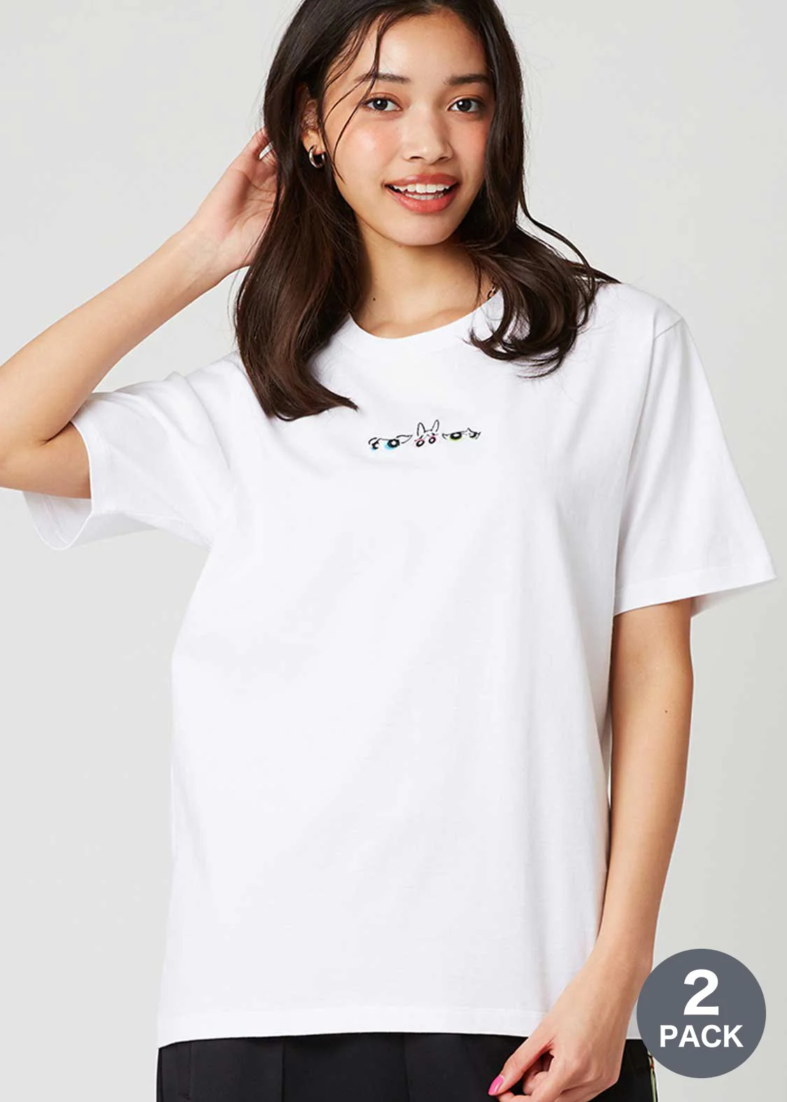 Power Puff Girls Short Sleeve Pack Tee (THE POWERPUFF GIRLS_Eyes) - Image 7