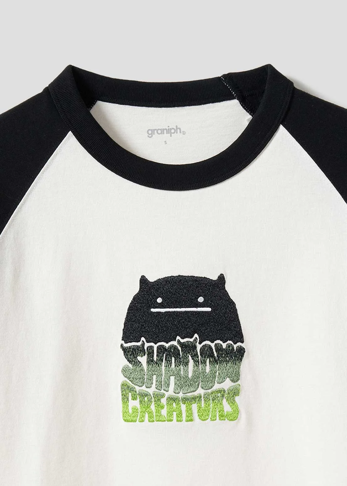 Raglan Half Sleeve Tee (Beautiful Shadow Creature) - Image 3