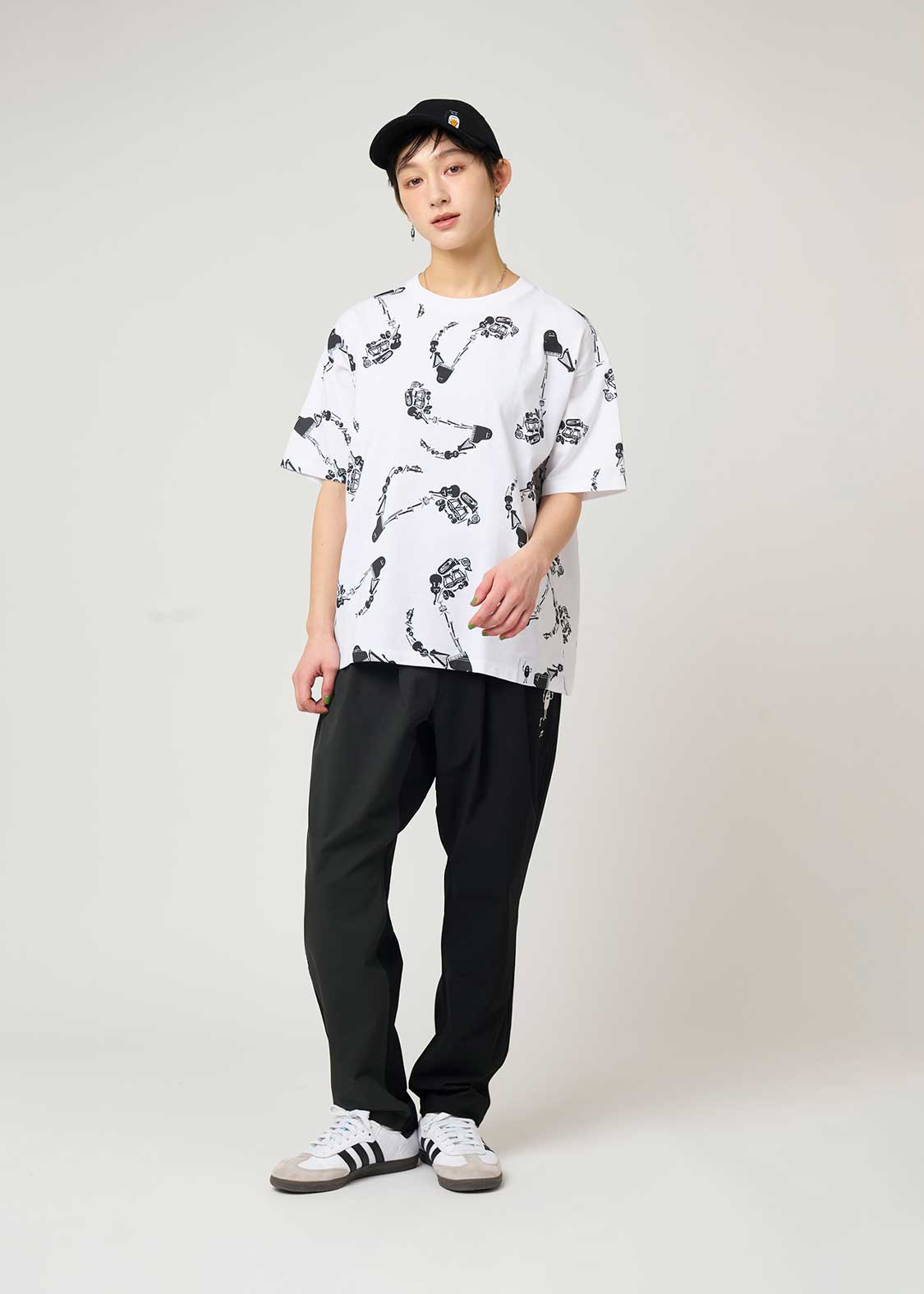Multi Pattern Big Silhouette Short Sleeve Tshirt (Beautiful Shadow Orchestra) - Image 2
