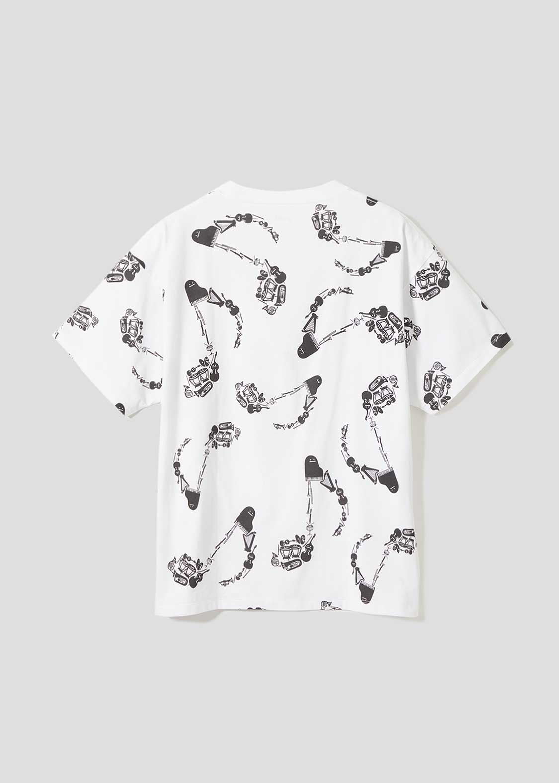 Multi Pattern Big Silhouette Short Sleeve Tshirt (Beautiful Shadow Orchestra) - Image 3