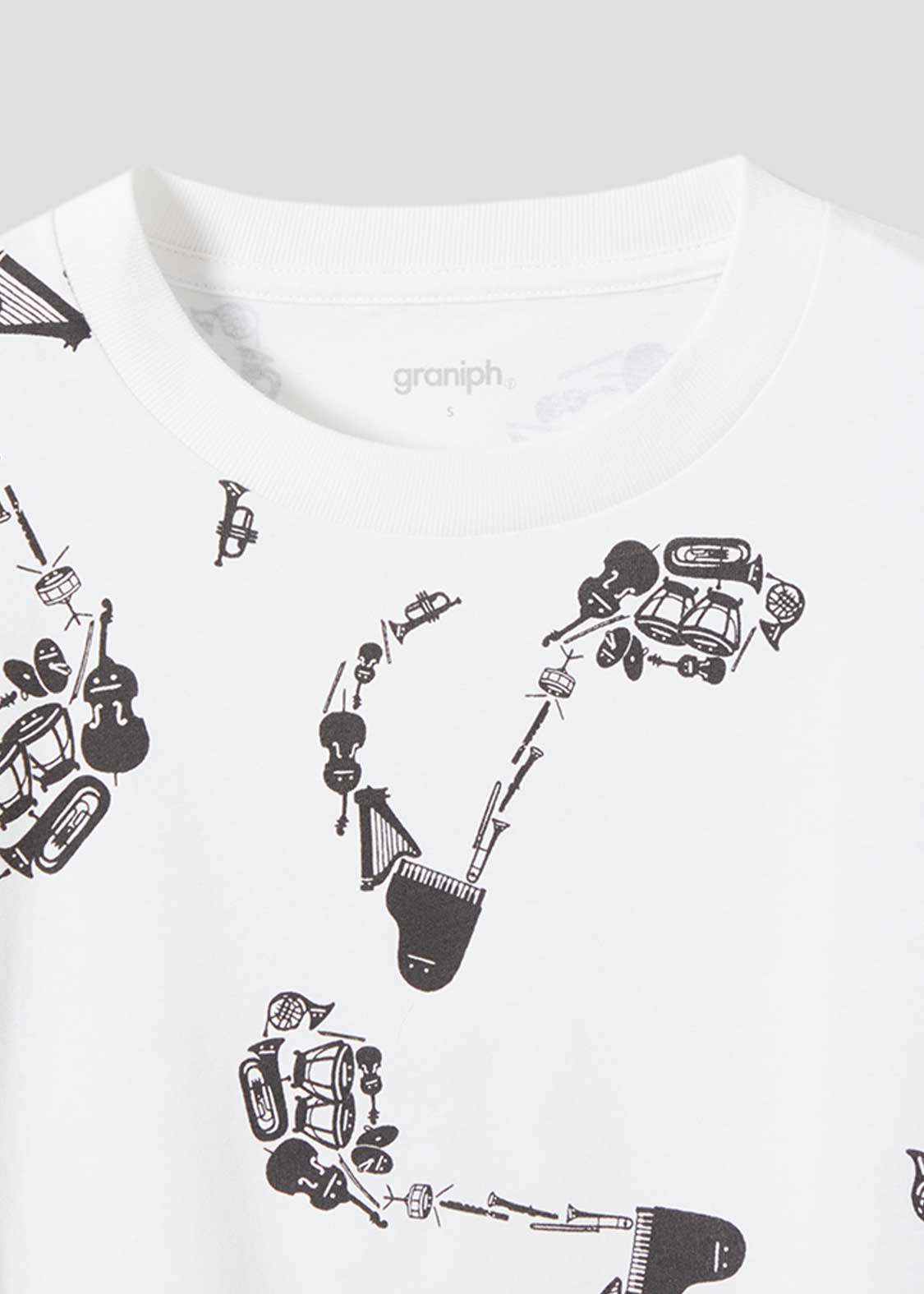 Multi Pattern Big Silhouette Short Sleeve Tshirt (Beautiful Shadow Orchestra) - Image 4