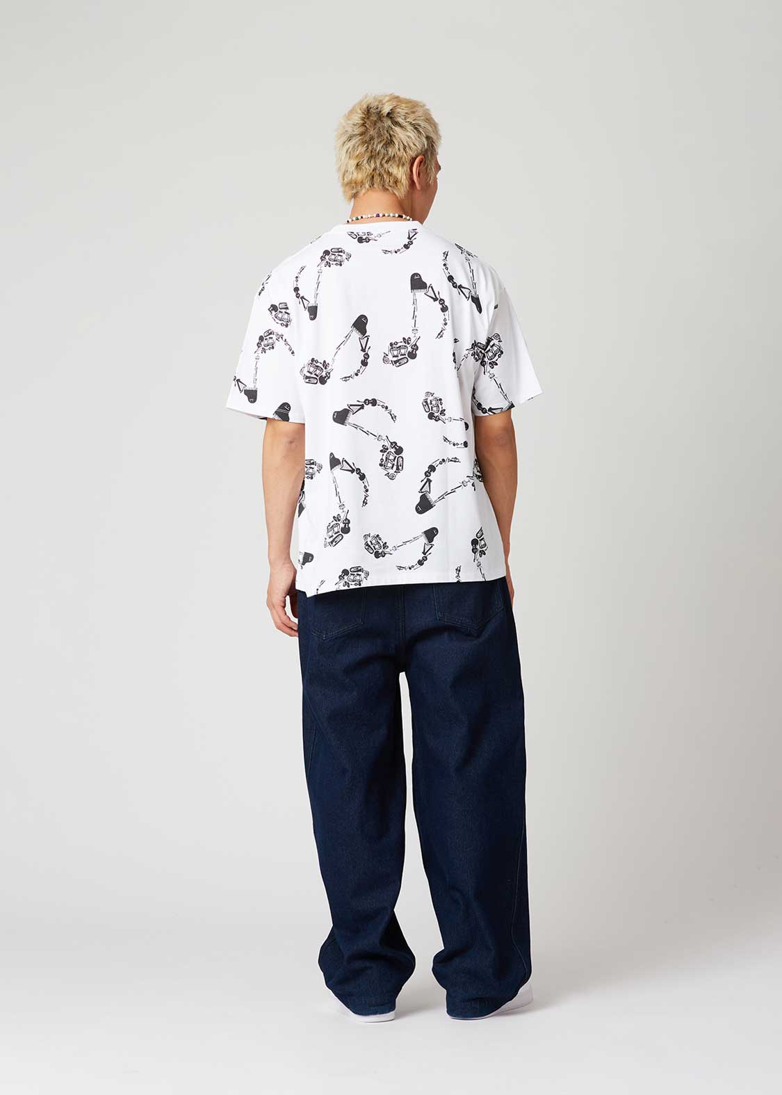 Multi Pattern Big Silhouette Short Sleeve Tshirt (Beautiful Shadow Orchestra) - Image 9