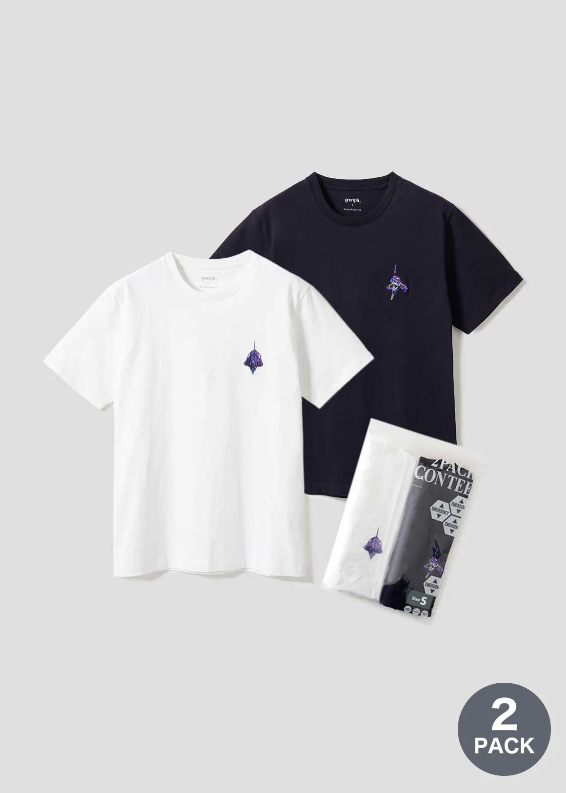 NEON GENESIS EVANGELION Short Sleeve Pack Tee (NEON GENESIS EVANGELION_Evangelion Test Type 01)