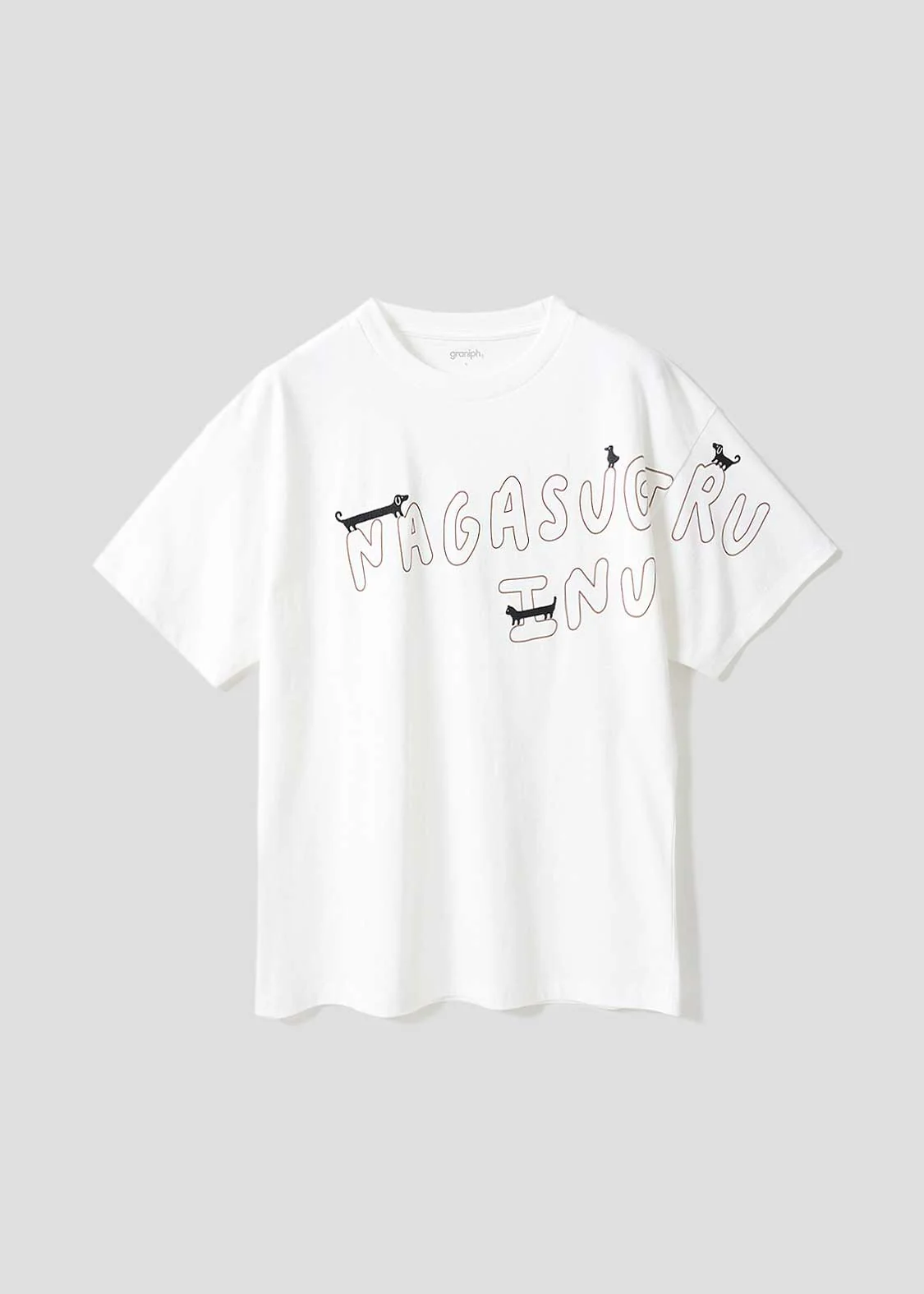 Big Silhouette Short Sleeve Tee (Nagasugiru Inu Tomodachi from Another World)