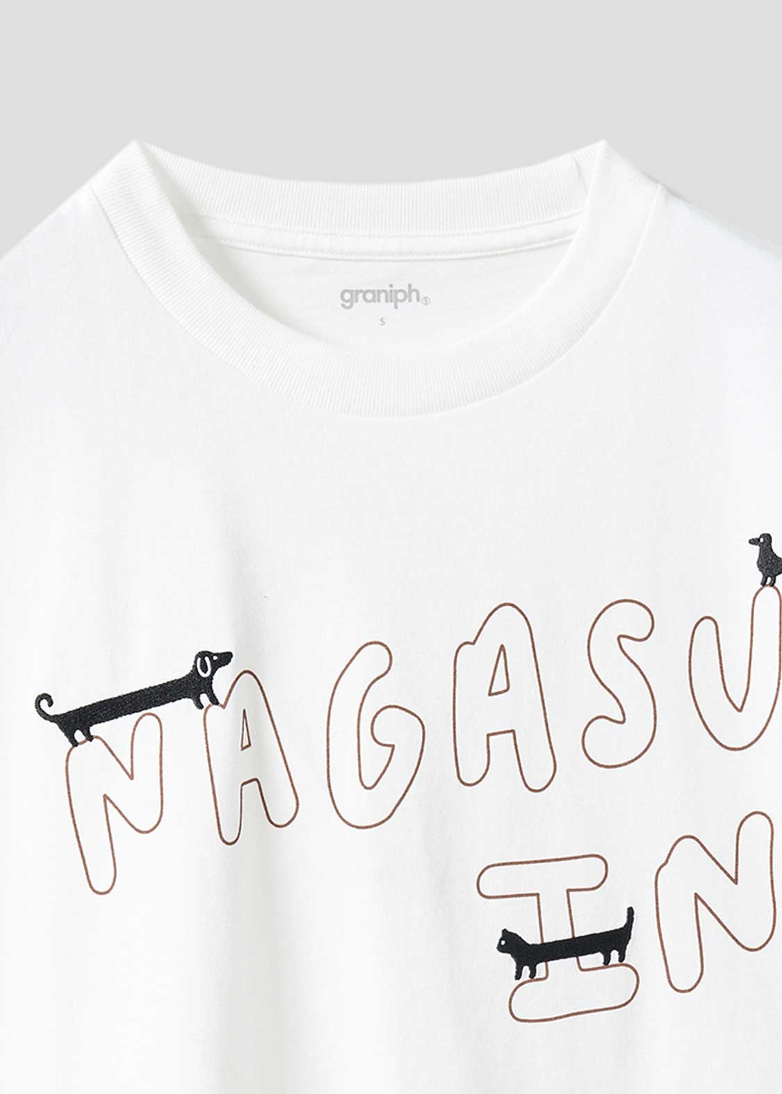 Big Silhouette Short Sleeve Tee (Nagasugiru Inu Tomodachi from Another World) - Image 4