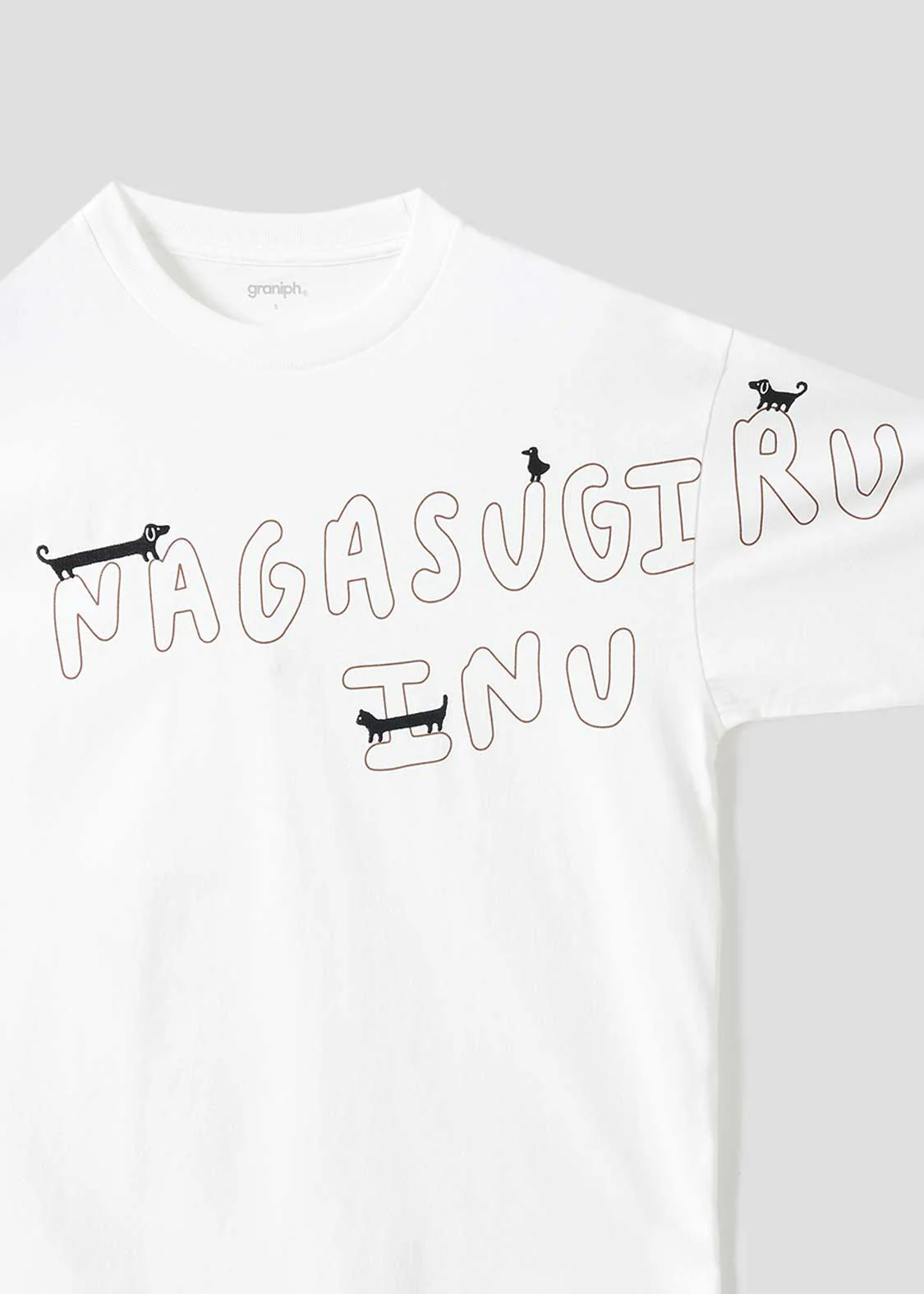 Big Silhouette Short Sleeve Tee (Nagasugiru Inu Tomodachi from Another World) - Image 5
