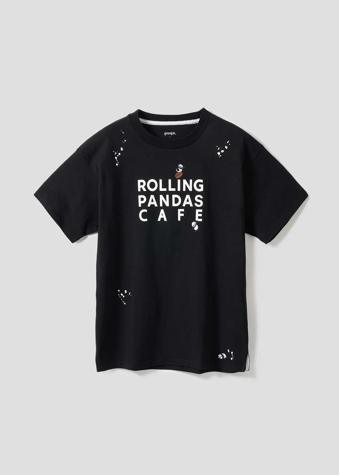 Big Silhouette Short Sleeve Tshirt (Rolling Pandas Cafe)